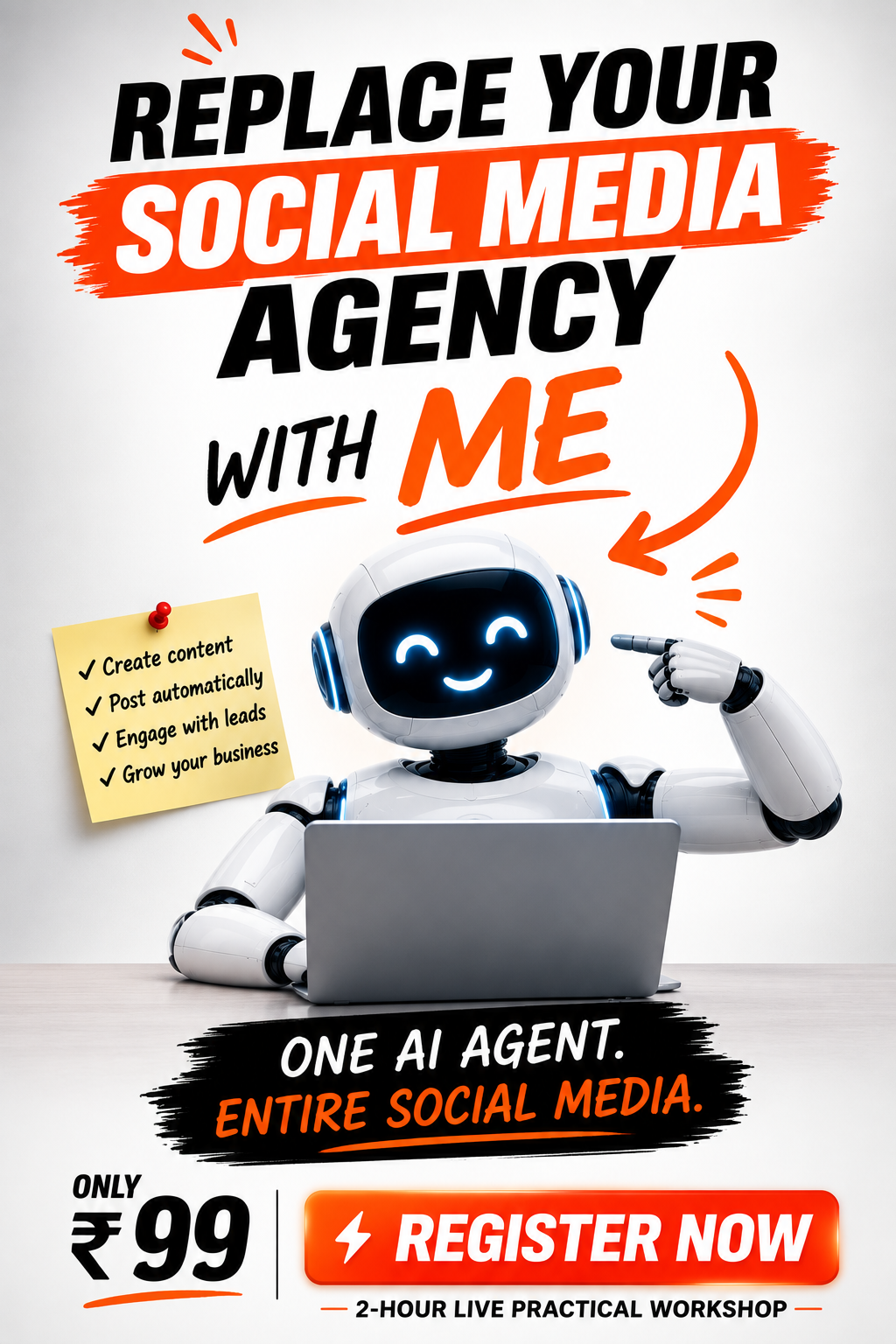 Social Seller Academy Facebook ad: Learn to Autmate Your Social Media using AI