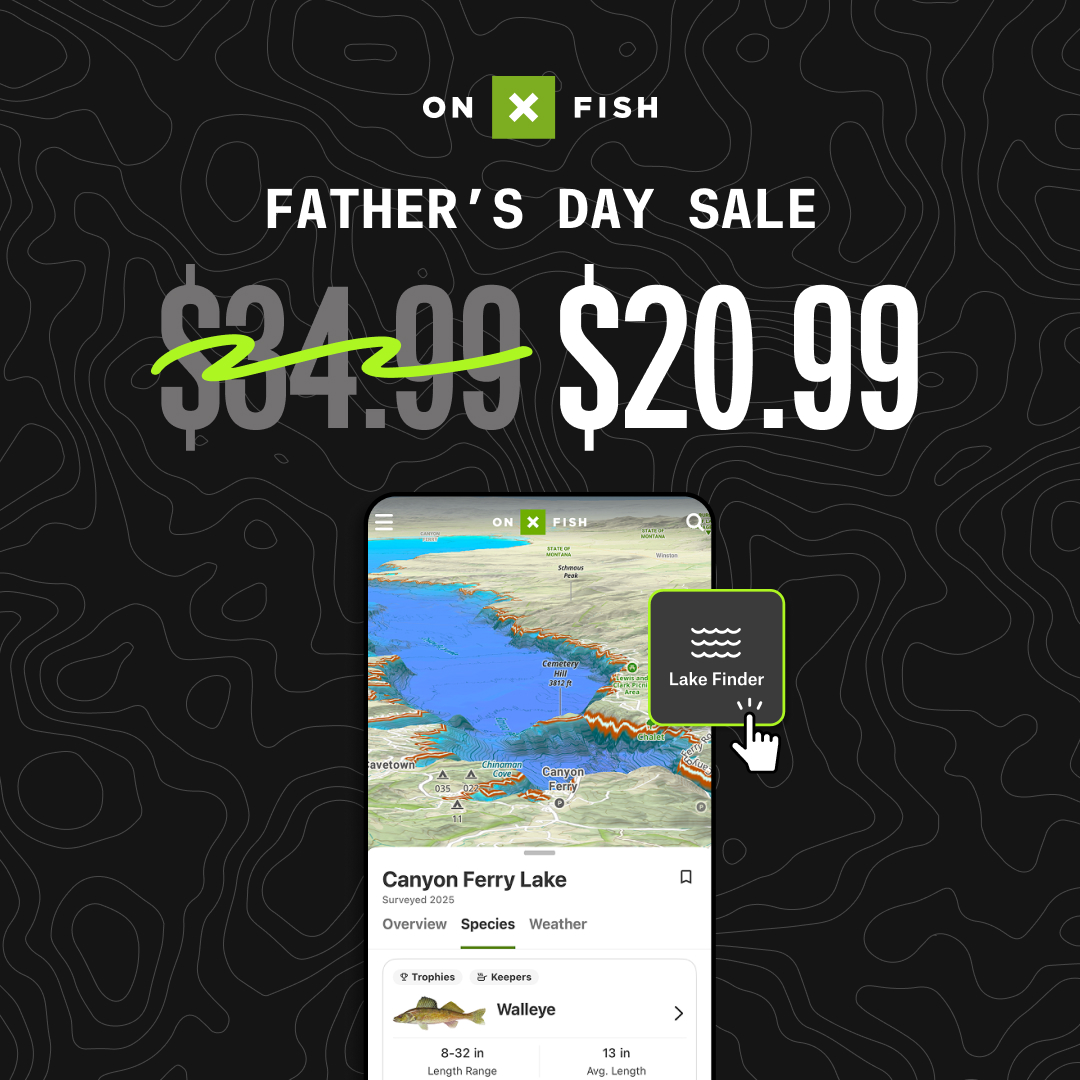 onX Fish Facebook ad