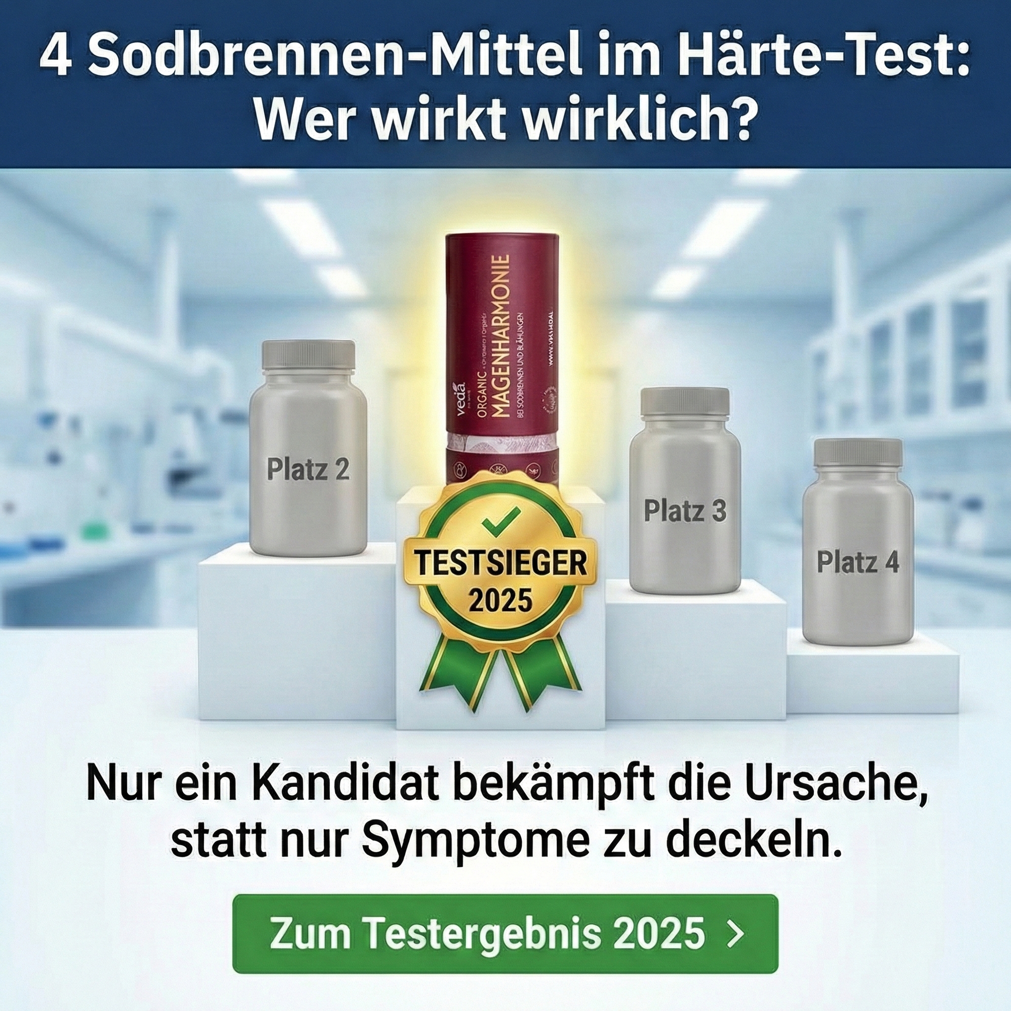 Magen Vergleich Facebook ad: Sodbrennen besiegen: Der Testsieger 2025