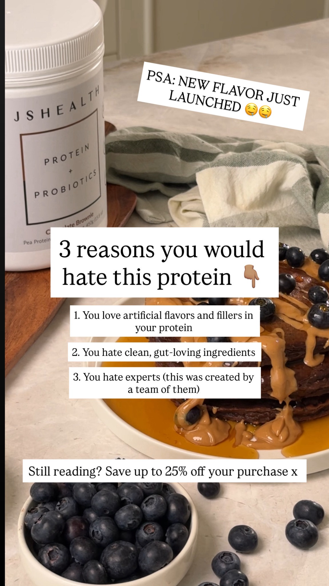 JSHealth Vitamins Proteins Facebook ad