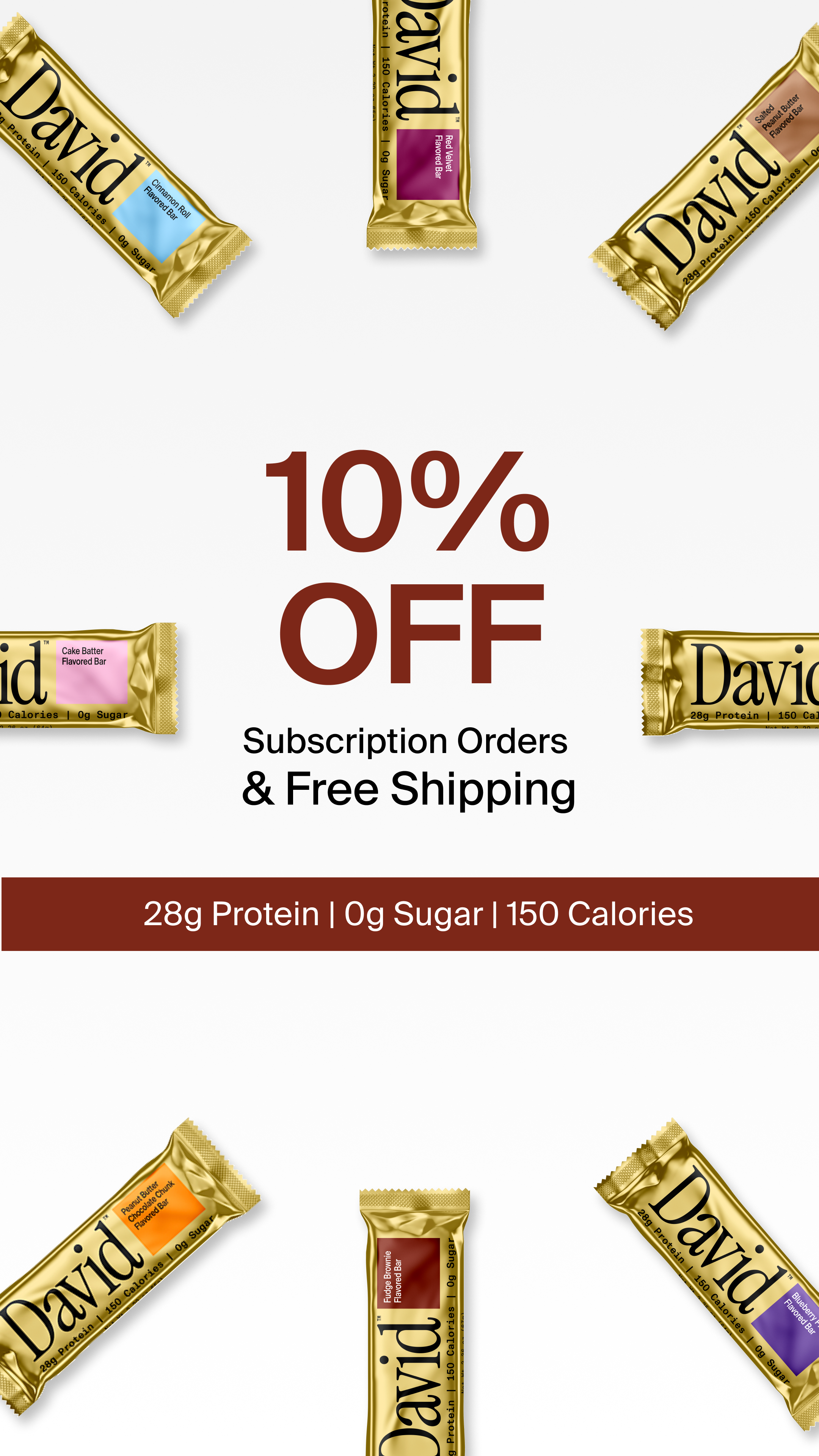 David Protein Facebook ad