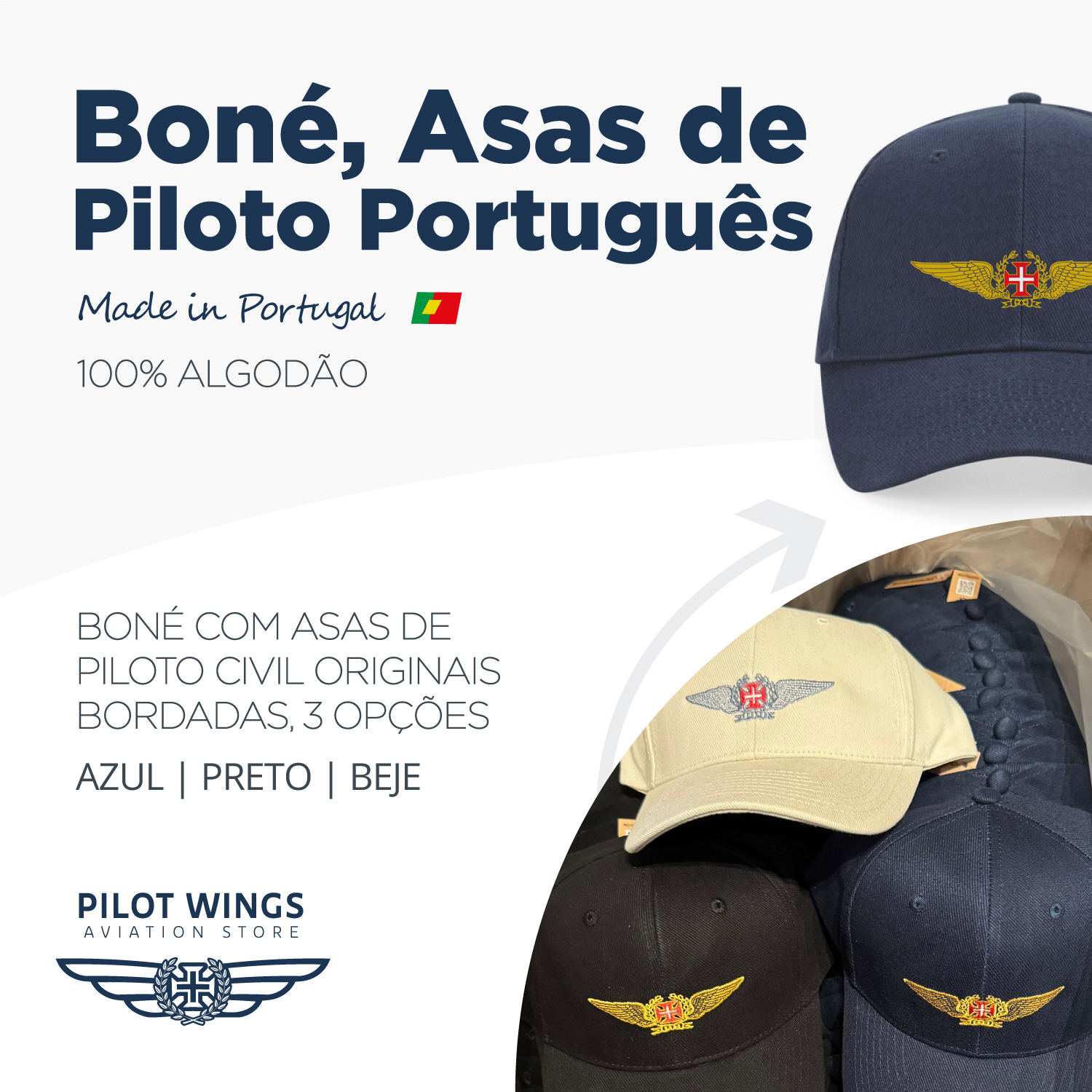 Pilot Wings Aviation Store Facebook ad