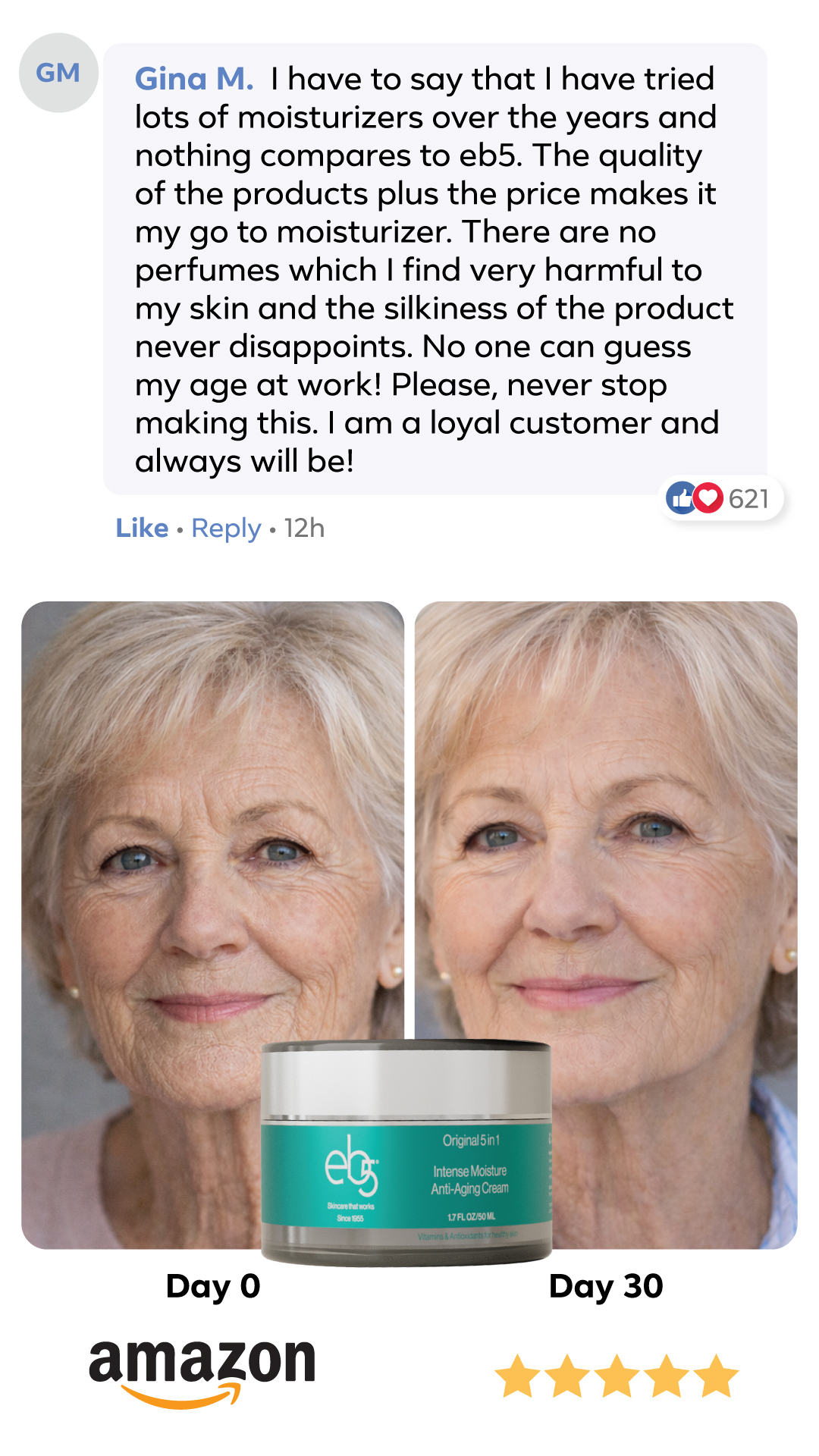 Eb5 Anti-Aging Skincare Facebook ad