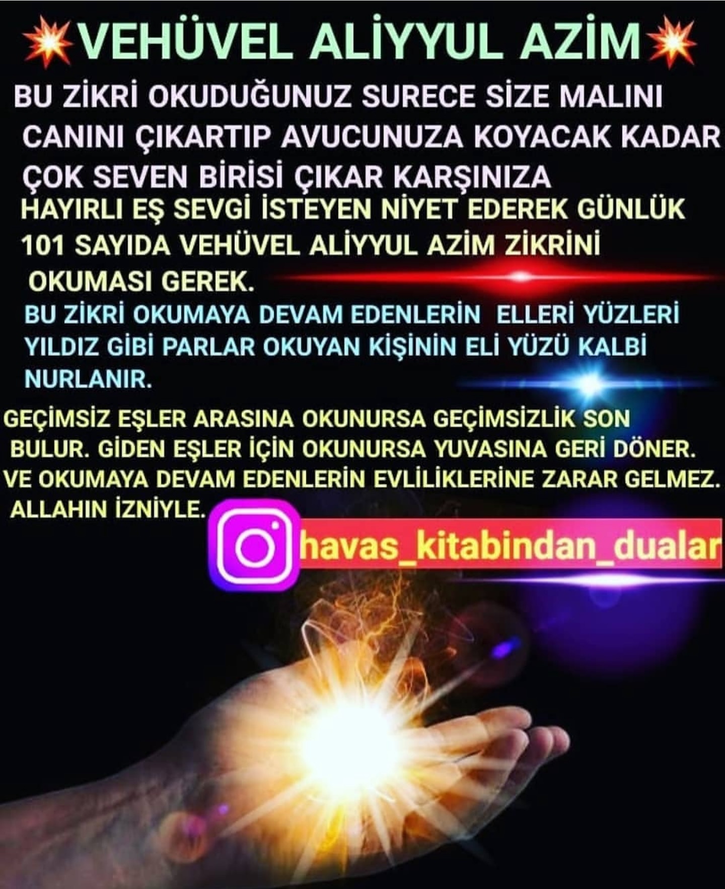 havas__kitabindan__dualar Facebook ad: Yıldızname ve Ebced bakımı