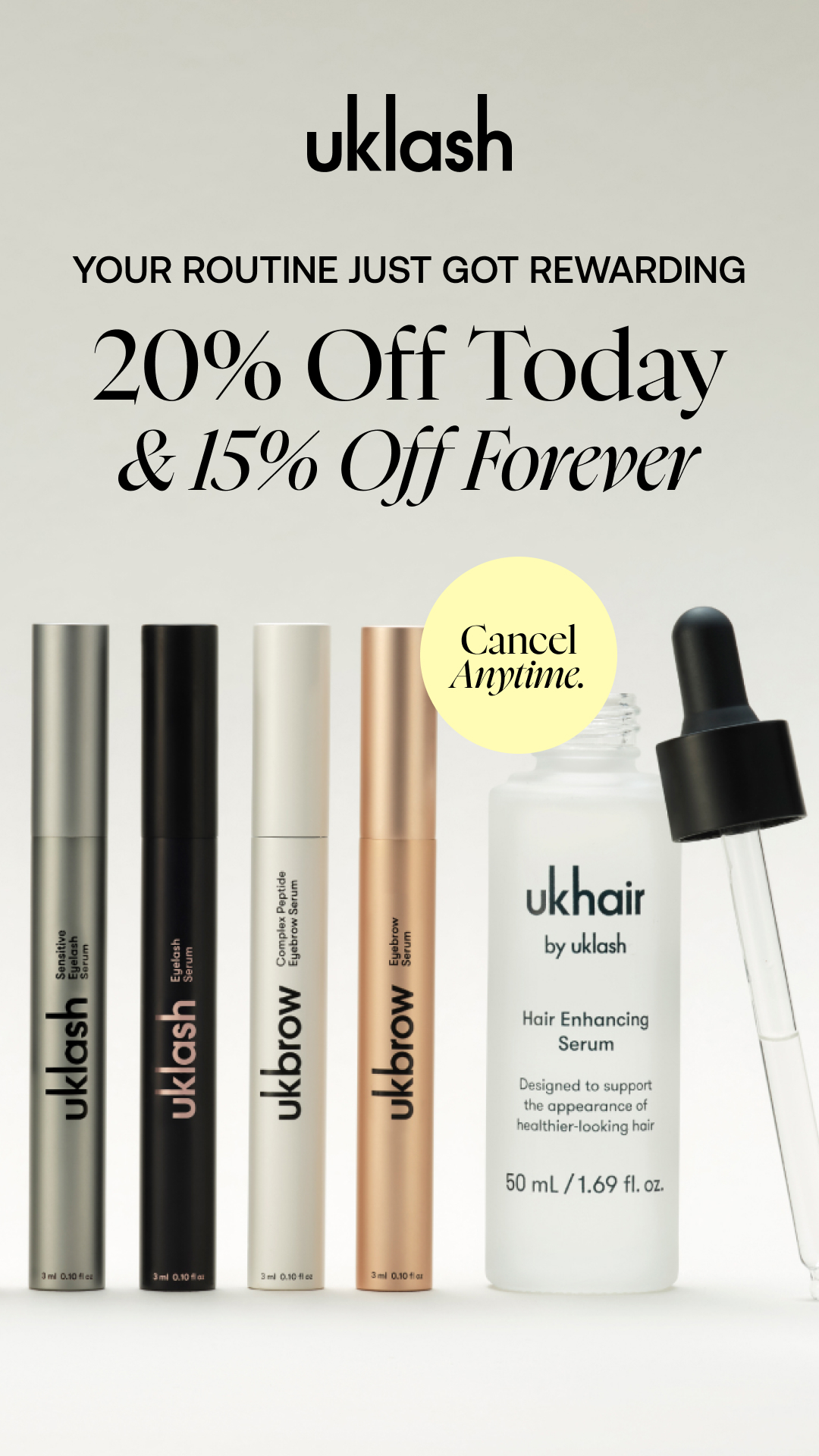 Uklash Facebook ad from Jul 25, 2026