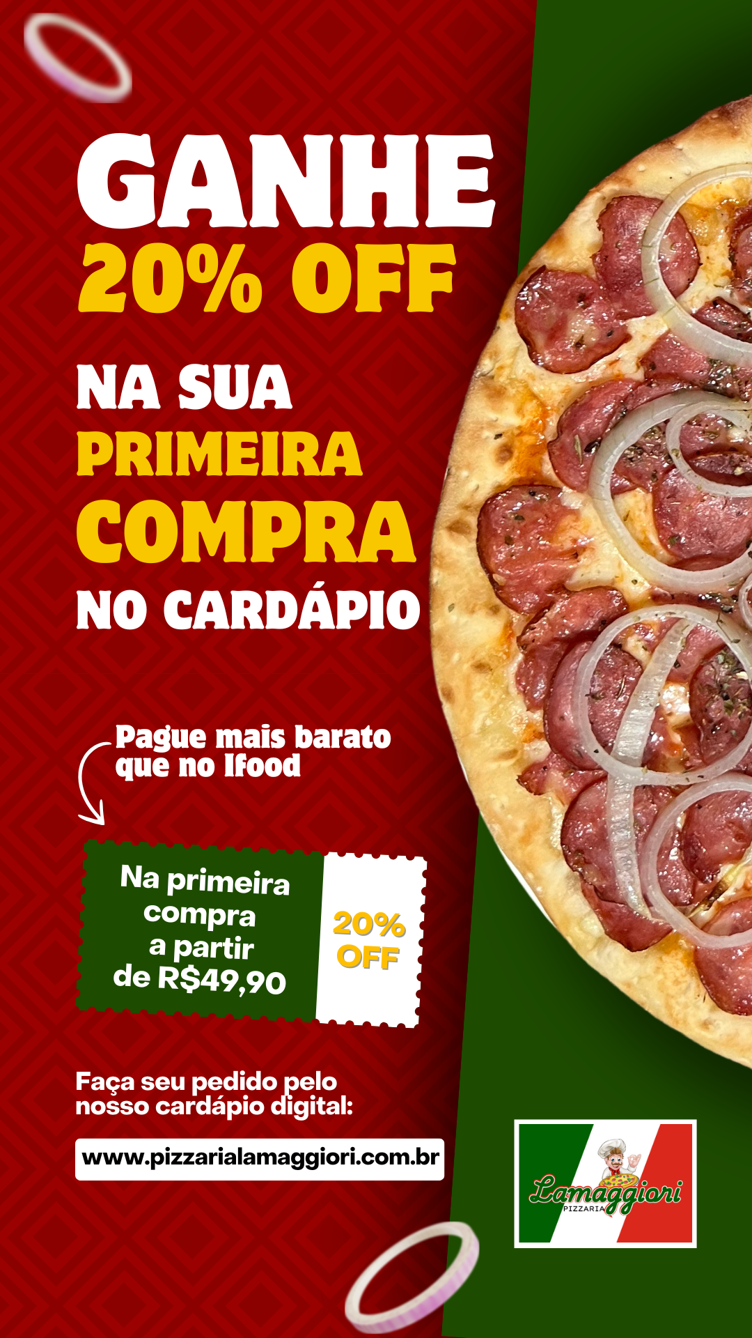 Lamaggiori Pizzaria Joao Durval Facebook ad from Sep 19, 2025