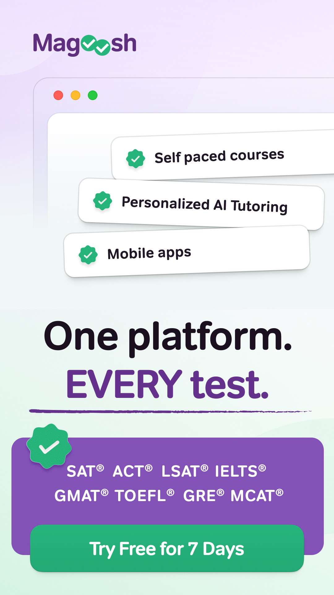 Magoosh Facebook ad