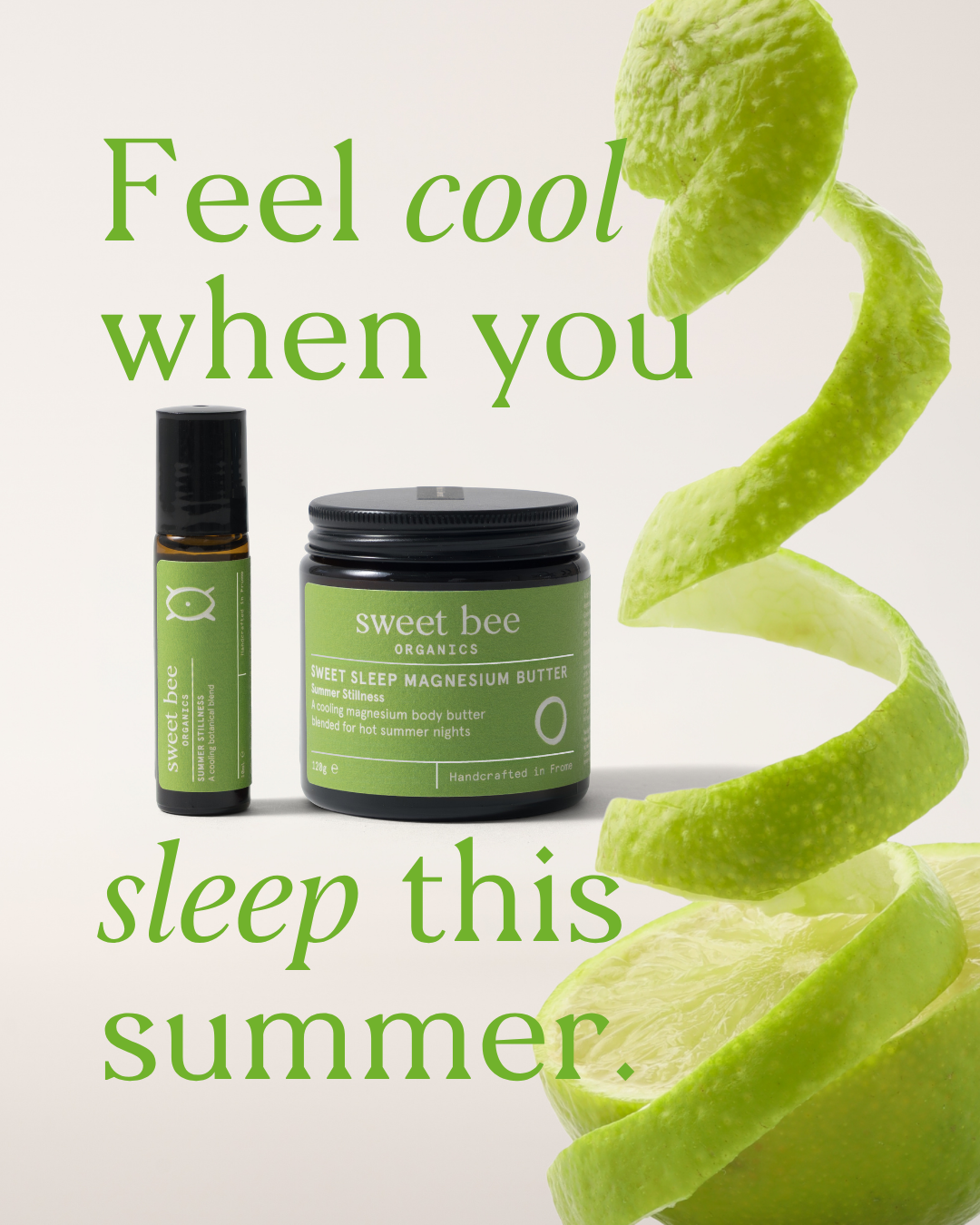 Sweet Bee Organics Facebook ad