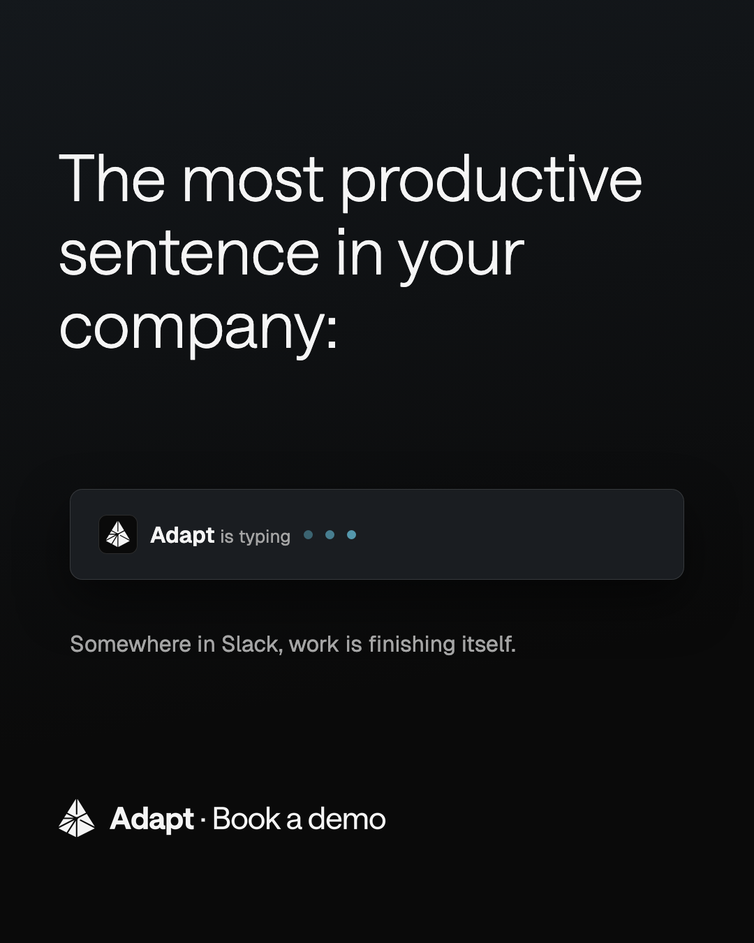 Adapt.com Facebook ad: Talk to Our Team | Adapt