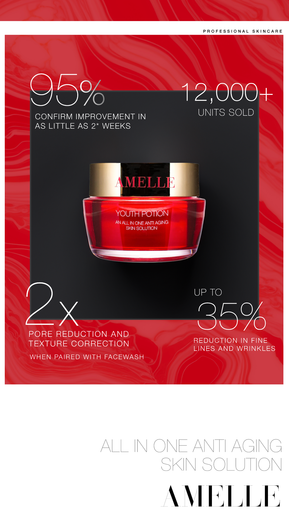 AMELLE.Skin Facebook ad from May 12, 2026
