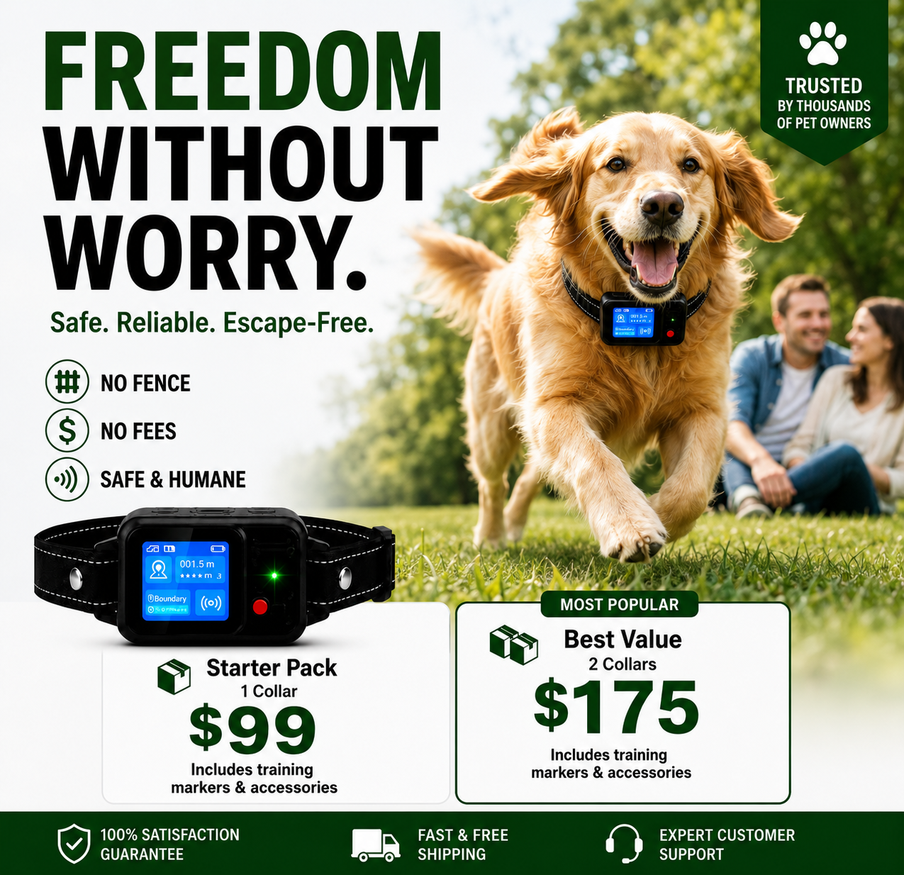 Fence My Pet Facebook ad