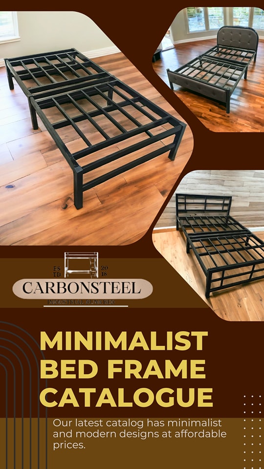 Carbonsteel Facebook ad: Our latest catalog has minimalist and modern designs…