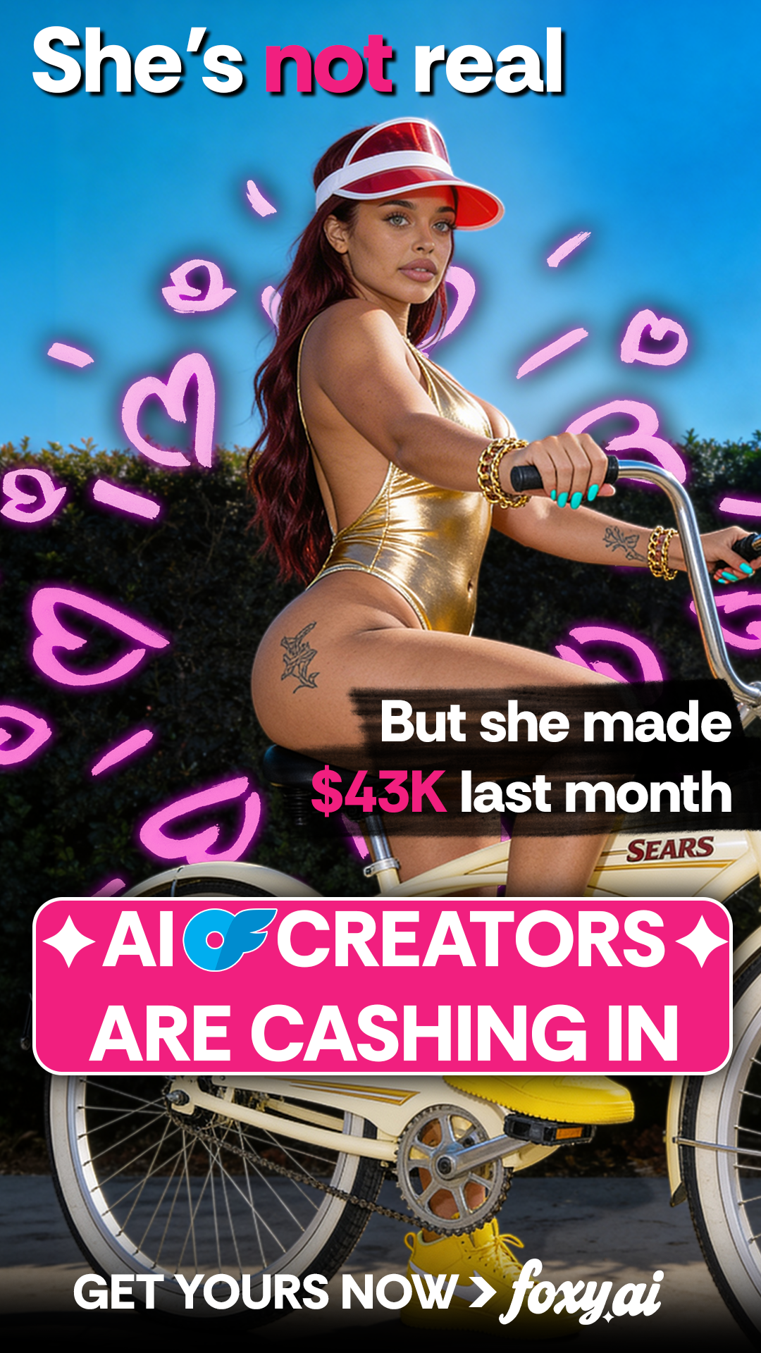 Foxy AI: Video & Photo Generator Facebook ad from Feb 25, 2026