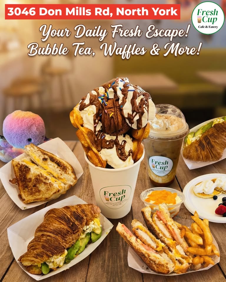 Fresh Cup Facebook ad: DEALS - Popular Cafe in Don Mills serving…