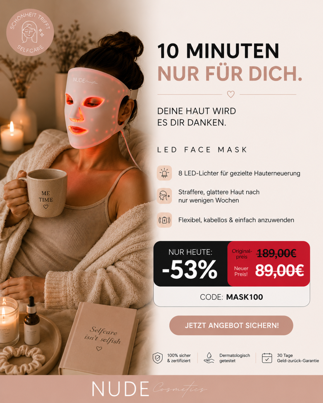 Nudecosmetics Facebook ad
