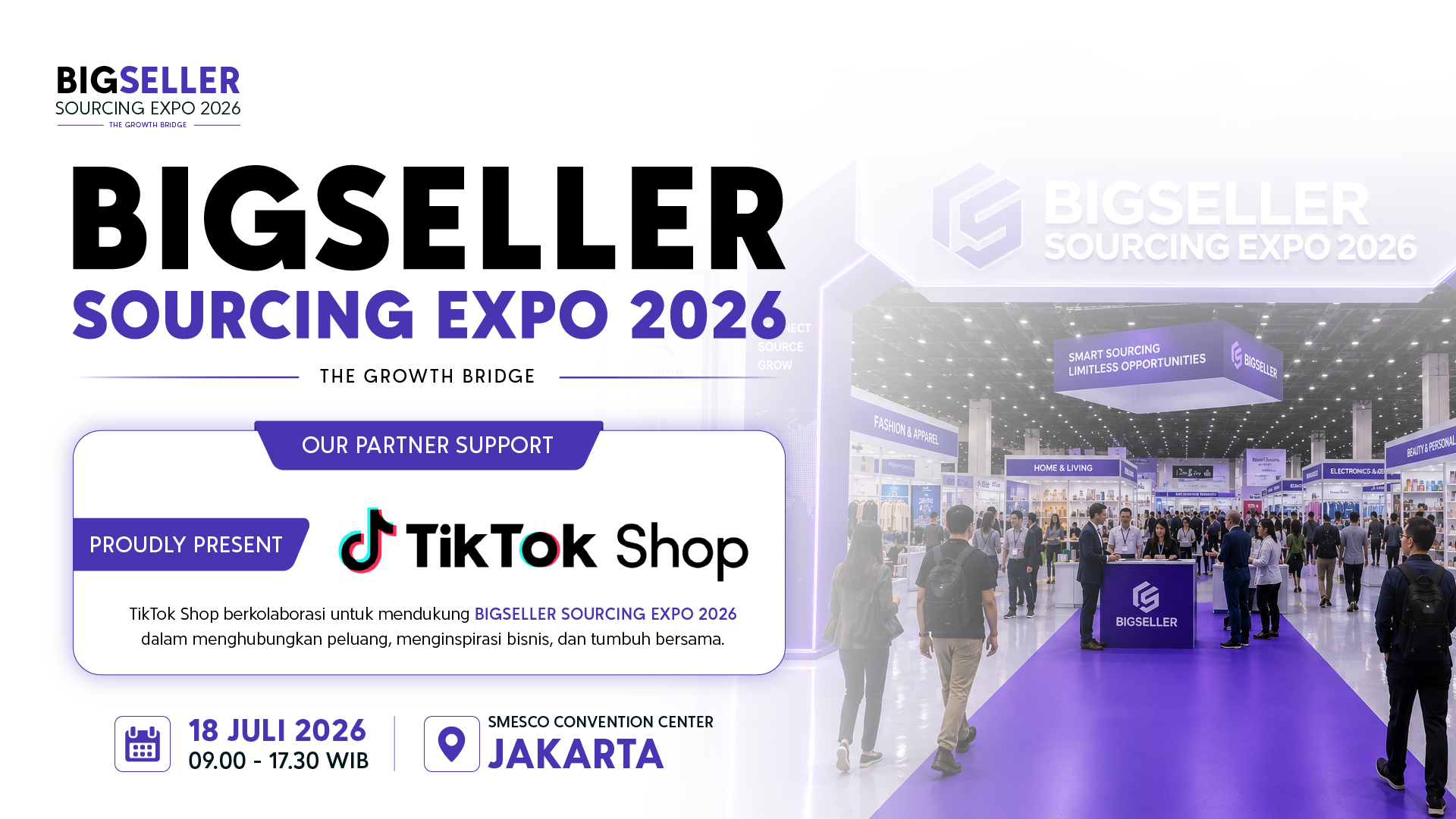 BigSeller Indonesia Facebook ad: TikTok Shop resmi menjadi Partner Support di BIGSELLER…