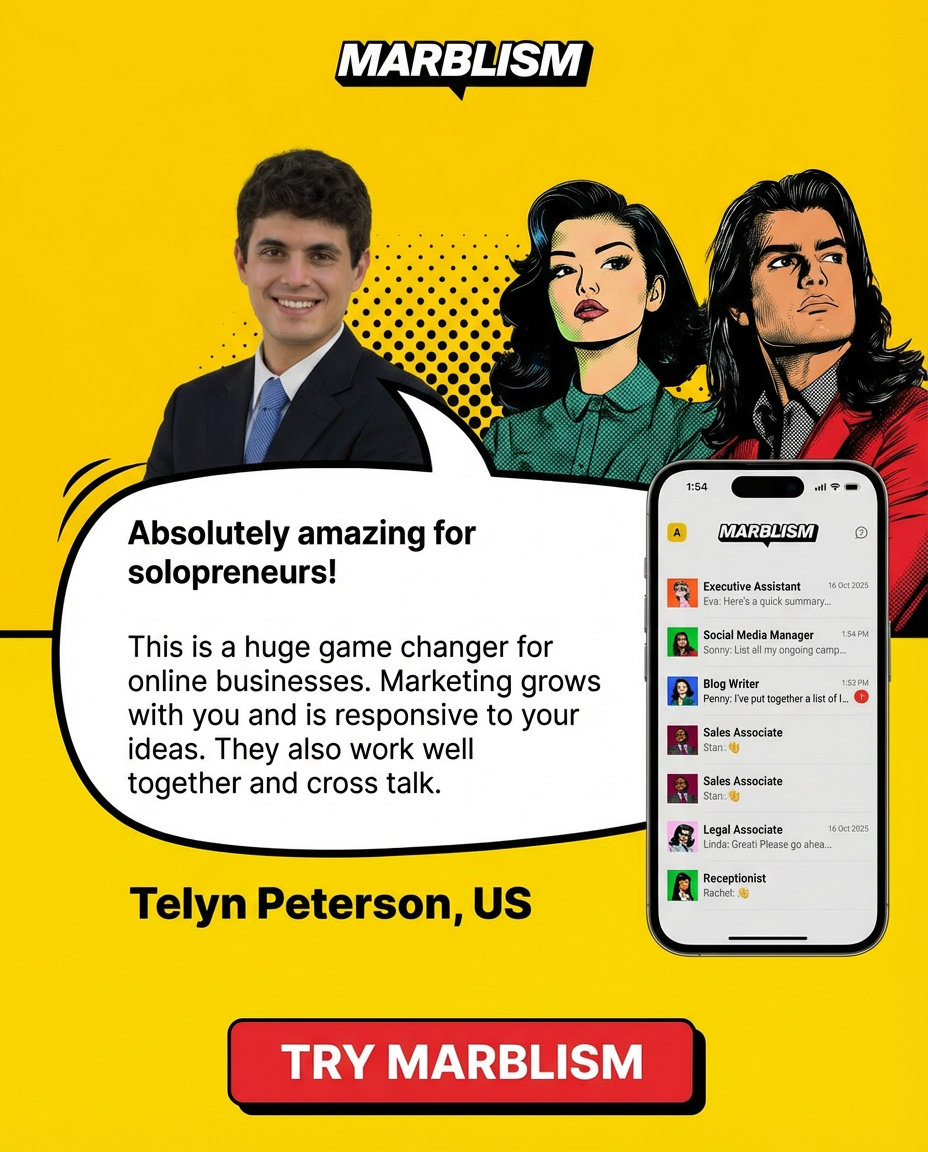 Marblism Facebook ad