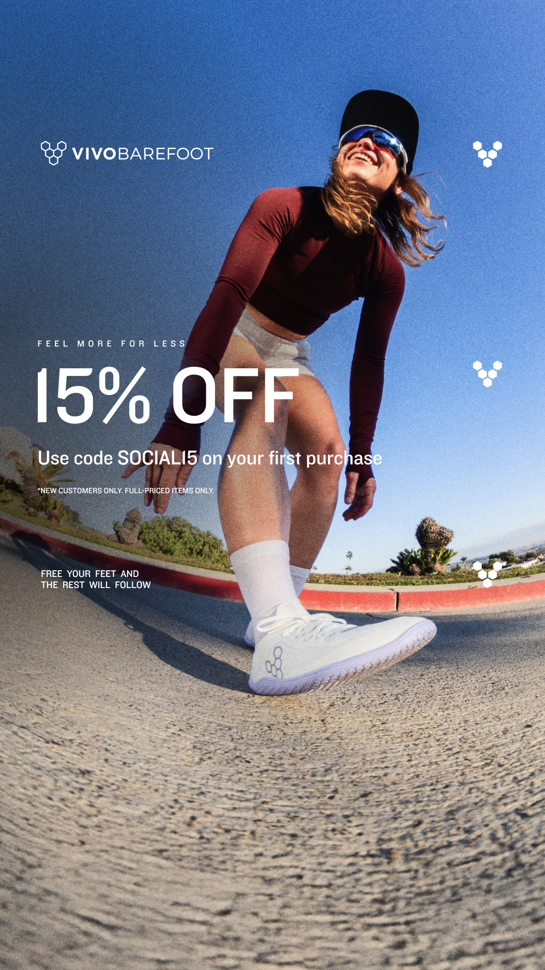 Vivobarefoot Facebook ad