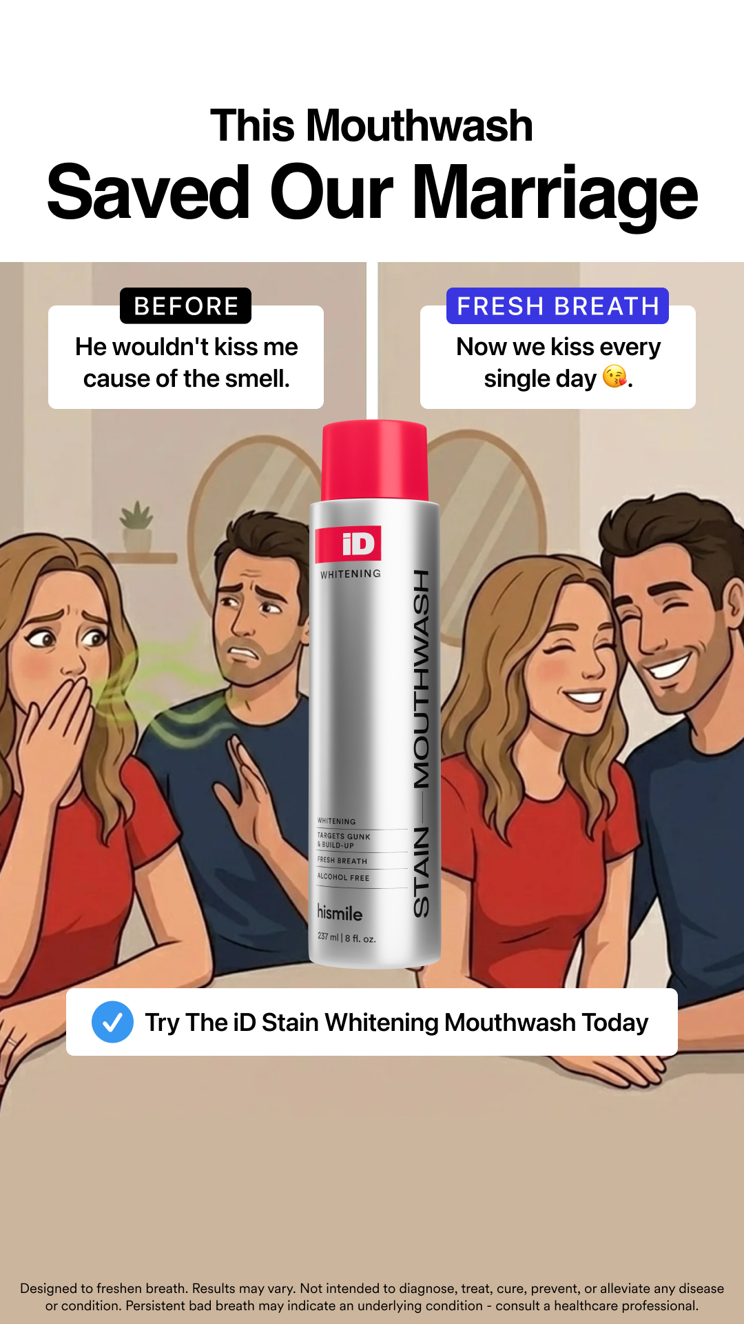 Hismile Facebook ad