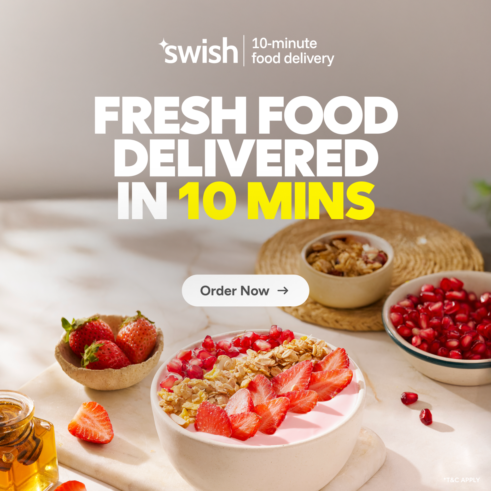 Swish Now Facebook ad