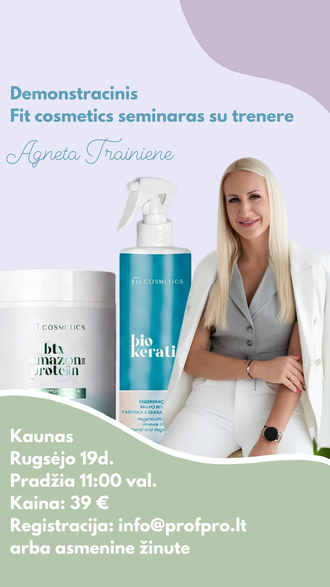 Fit Cosmetics Lietuva Facebook ad from Jul 9, 2026