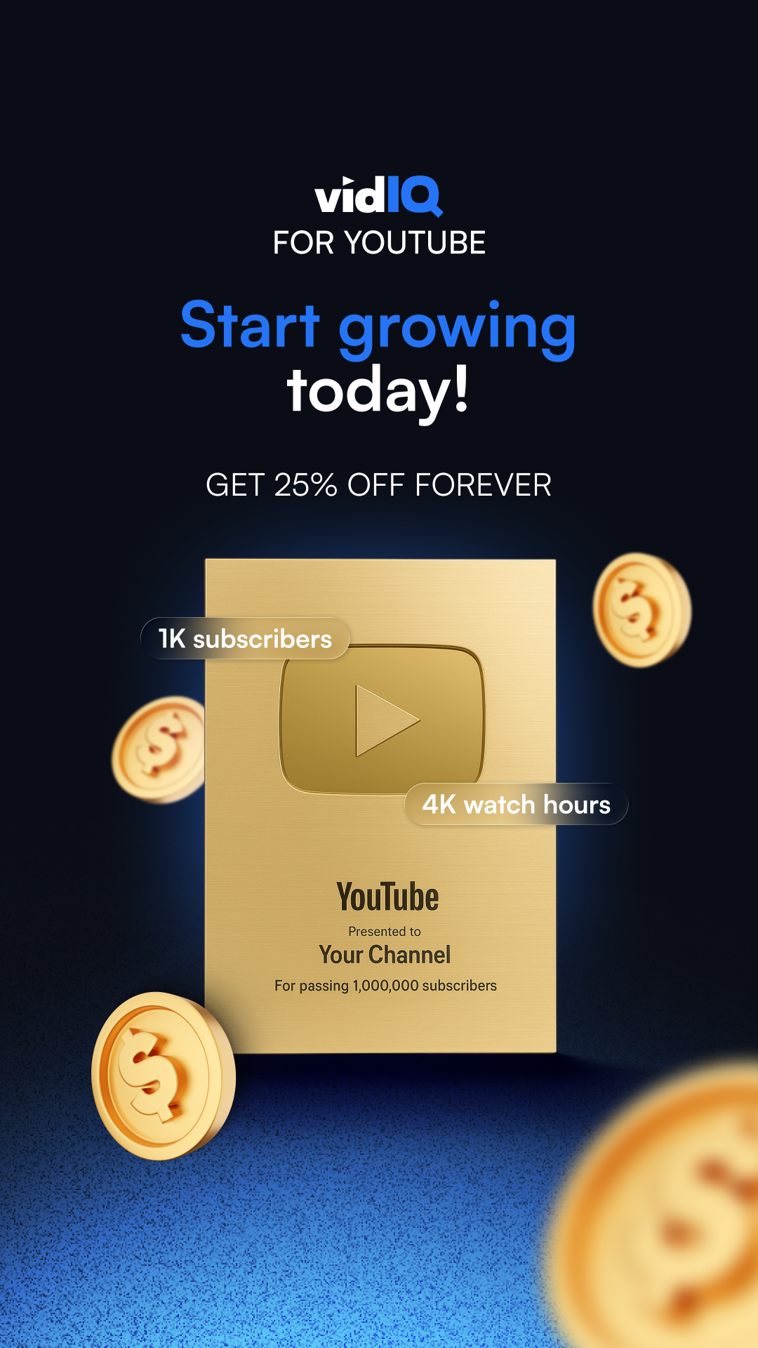 vidIQ Facebook ad