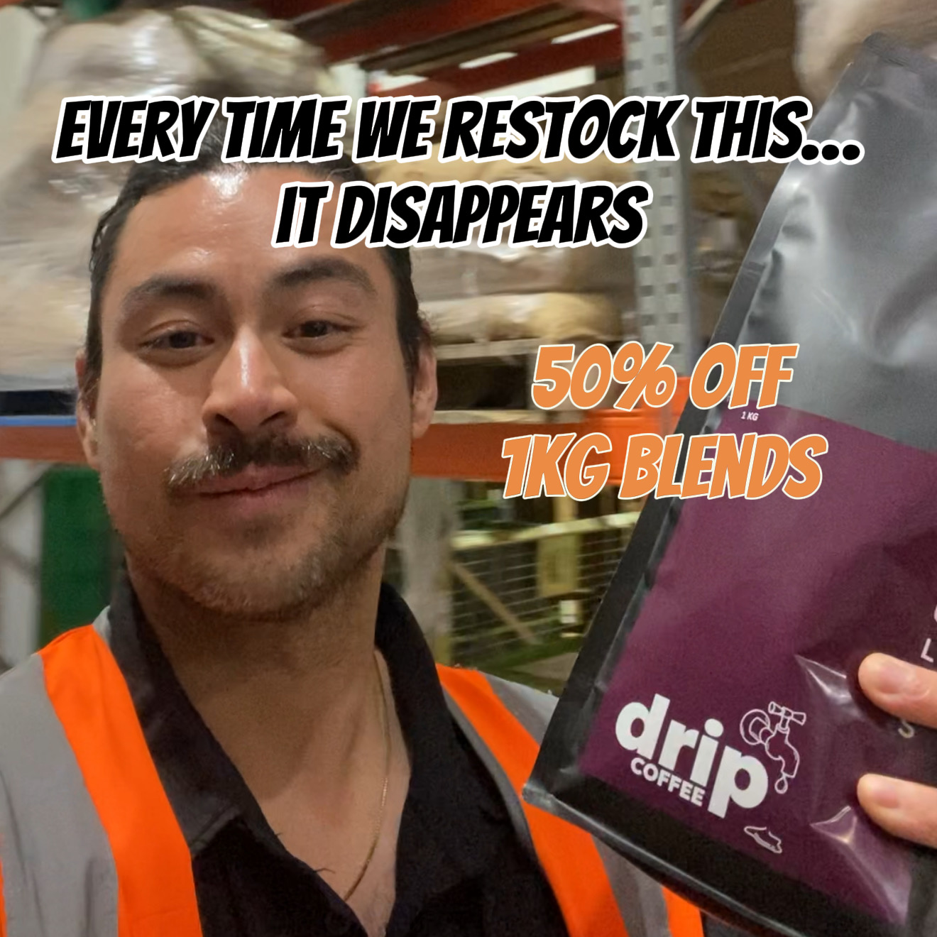 Drip Roast Coffee Facebook ad