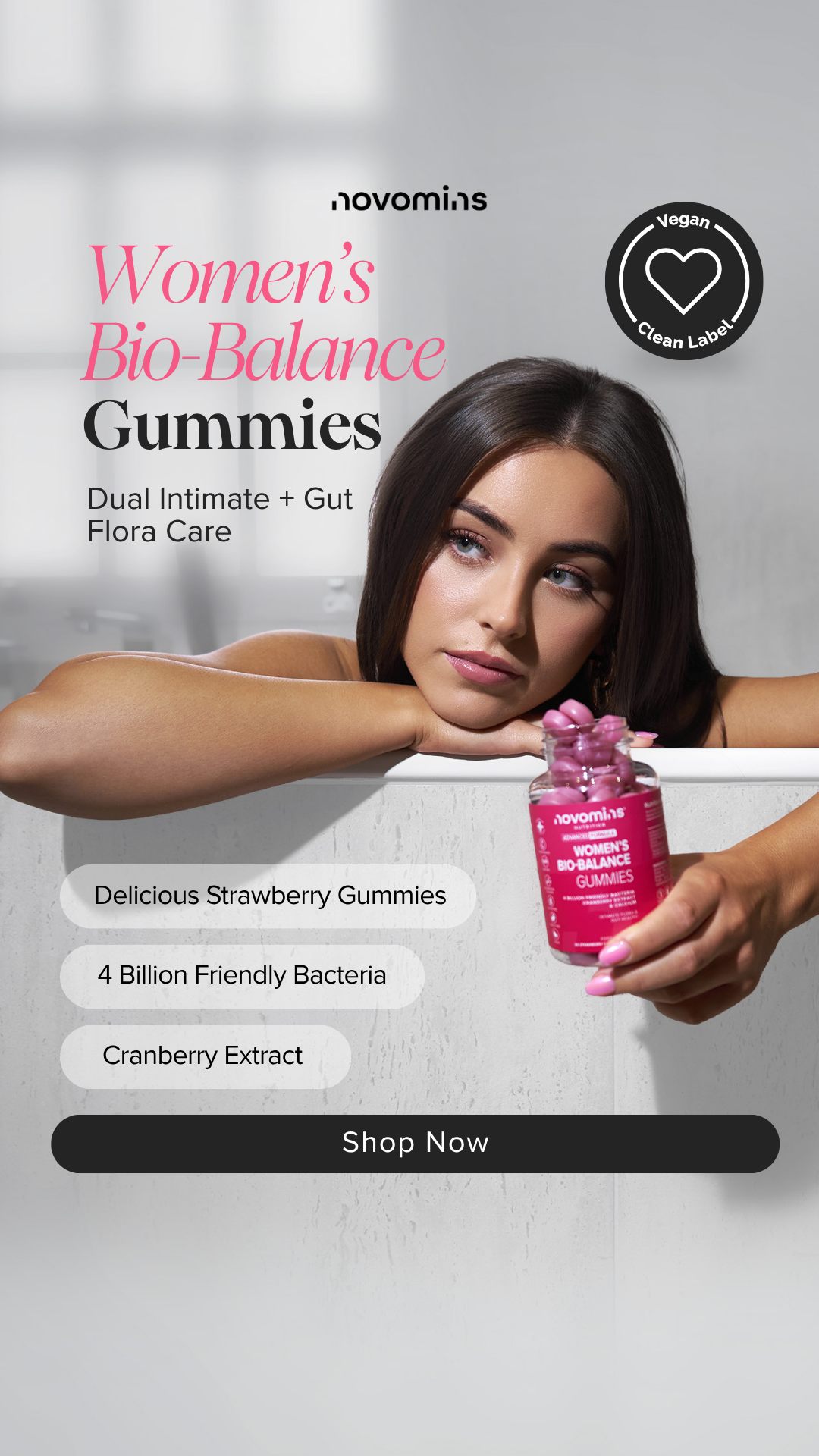 Novomins Nutrition Facebook ad