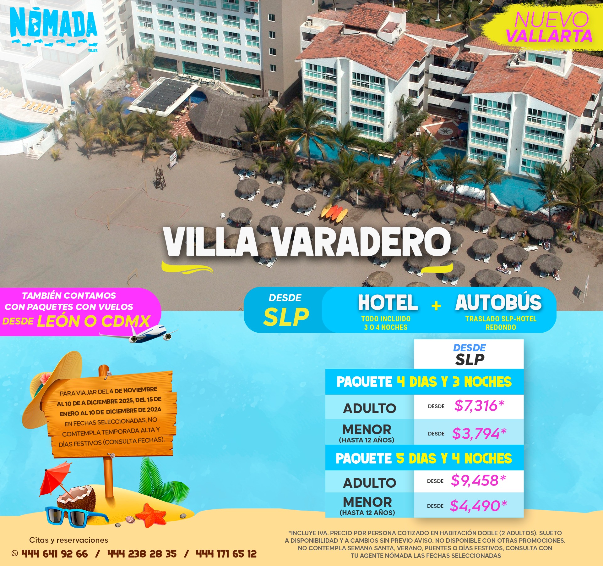Nómada Viajes Facebook ad: 𝗩𝗜𝗔𝗝𝗘𝗦 Puerto Vallarta, Nuevo Vallarta, Punta Mita…