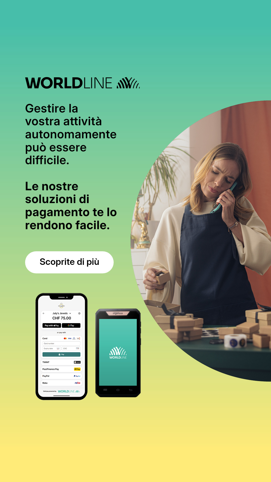 Worldline Switzerland Facebook ad