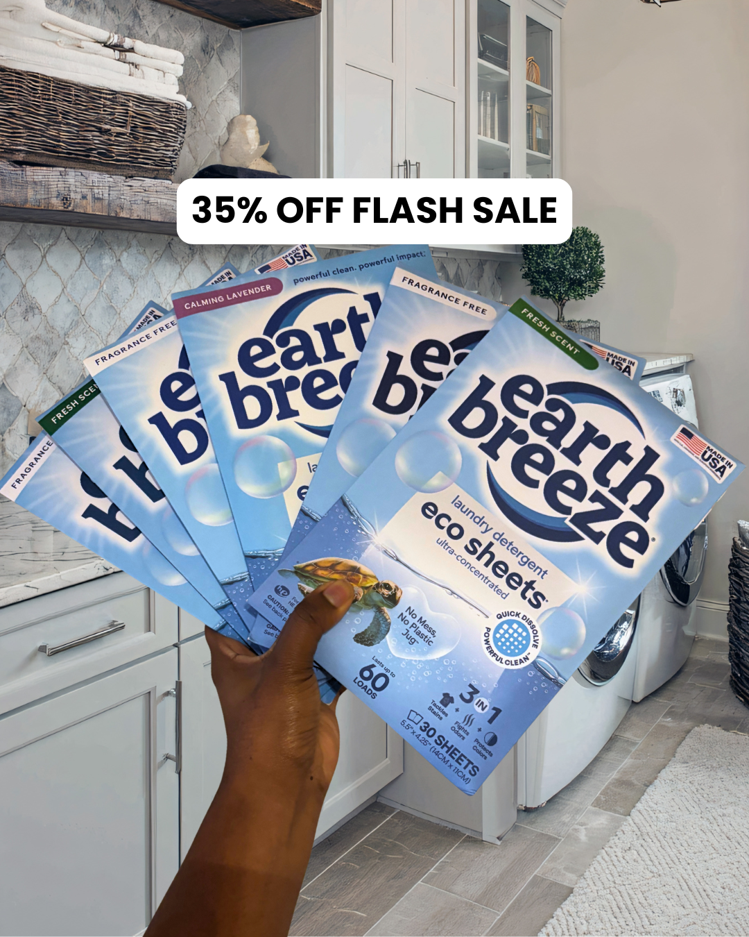 Earth Breeze Facebook ad