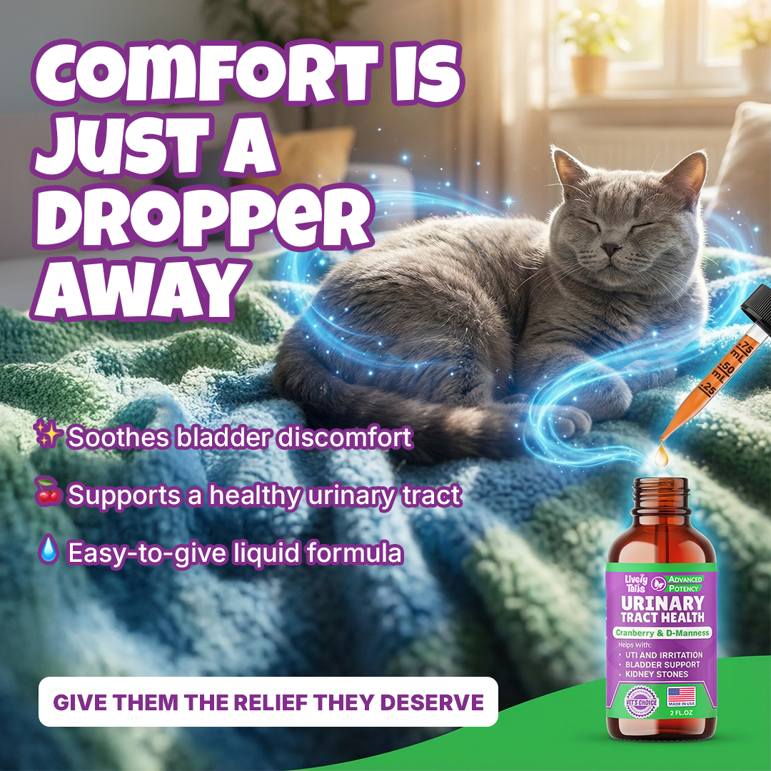 Lively Tails Facebook ad: Gentle Support for Your Dog’s Urinary & Kidney Health