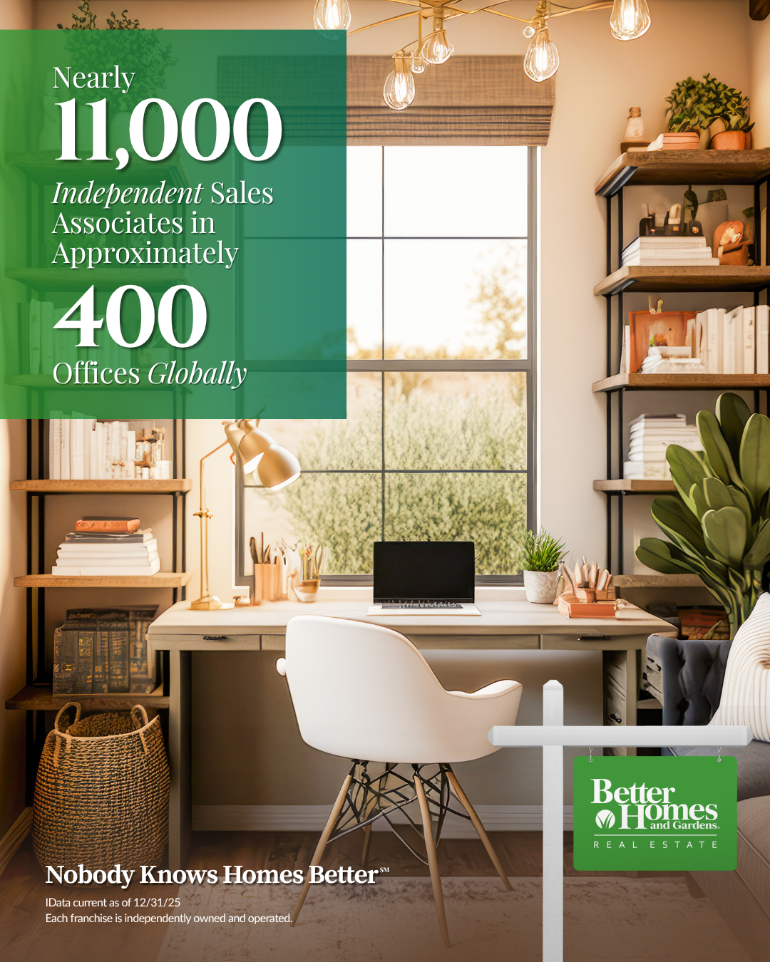 Better Homes and Gardens Real Estate Facebook ad: Real Estate, Better Together