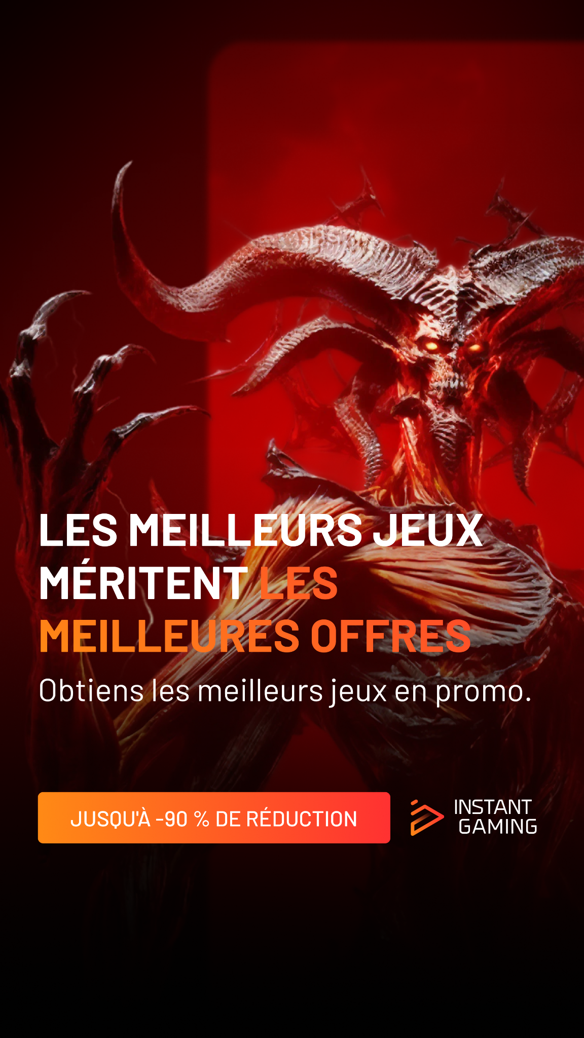 Instant Gaming Facebook ad
