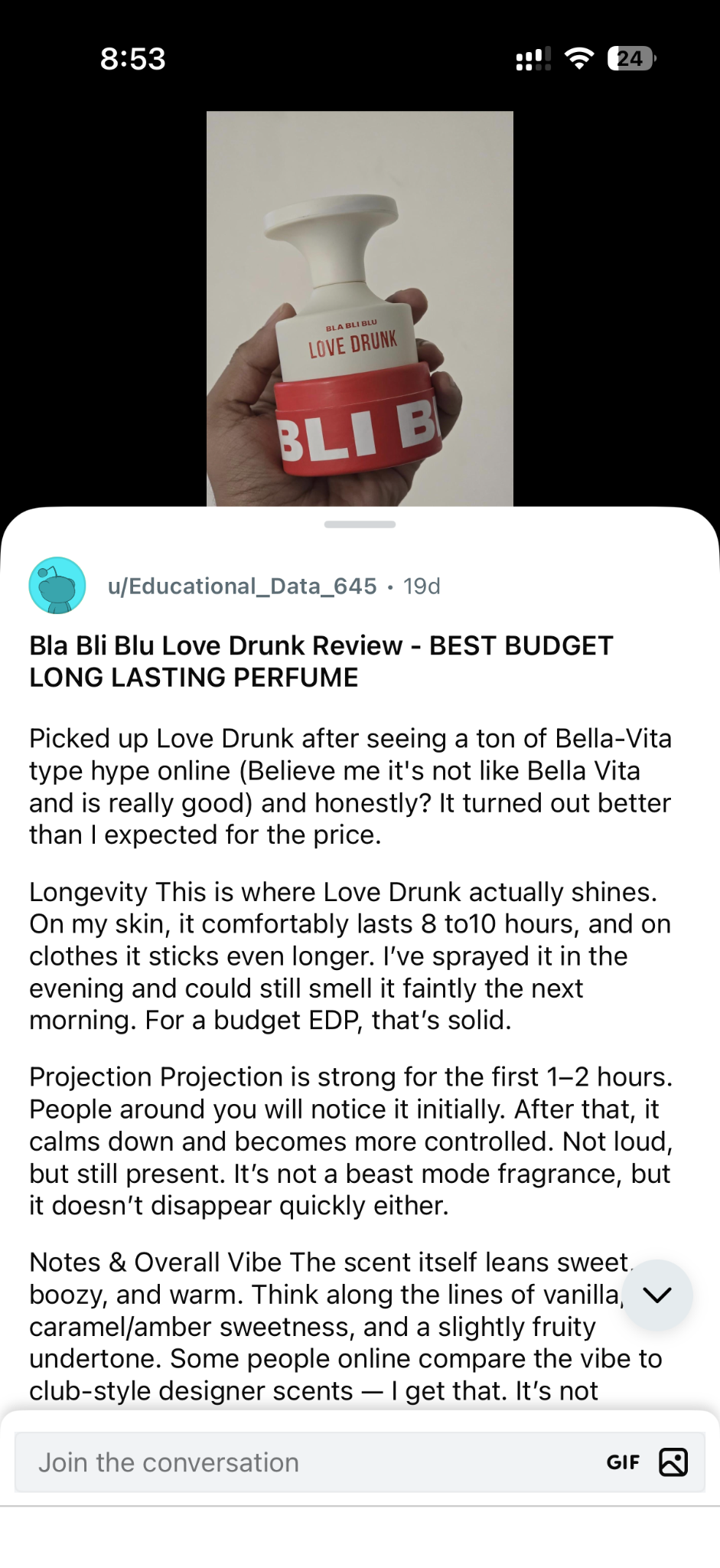 Me & Perfumes Facebook ad: Love Drunk - 100ml | Shop Now