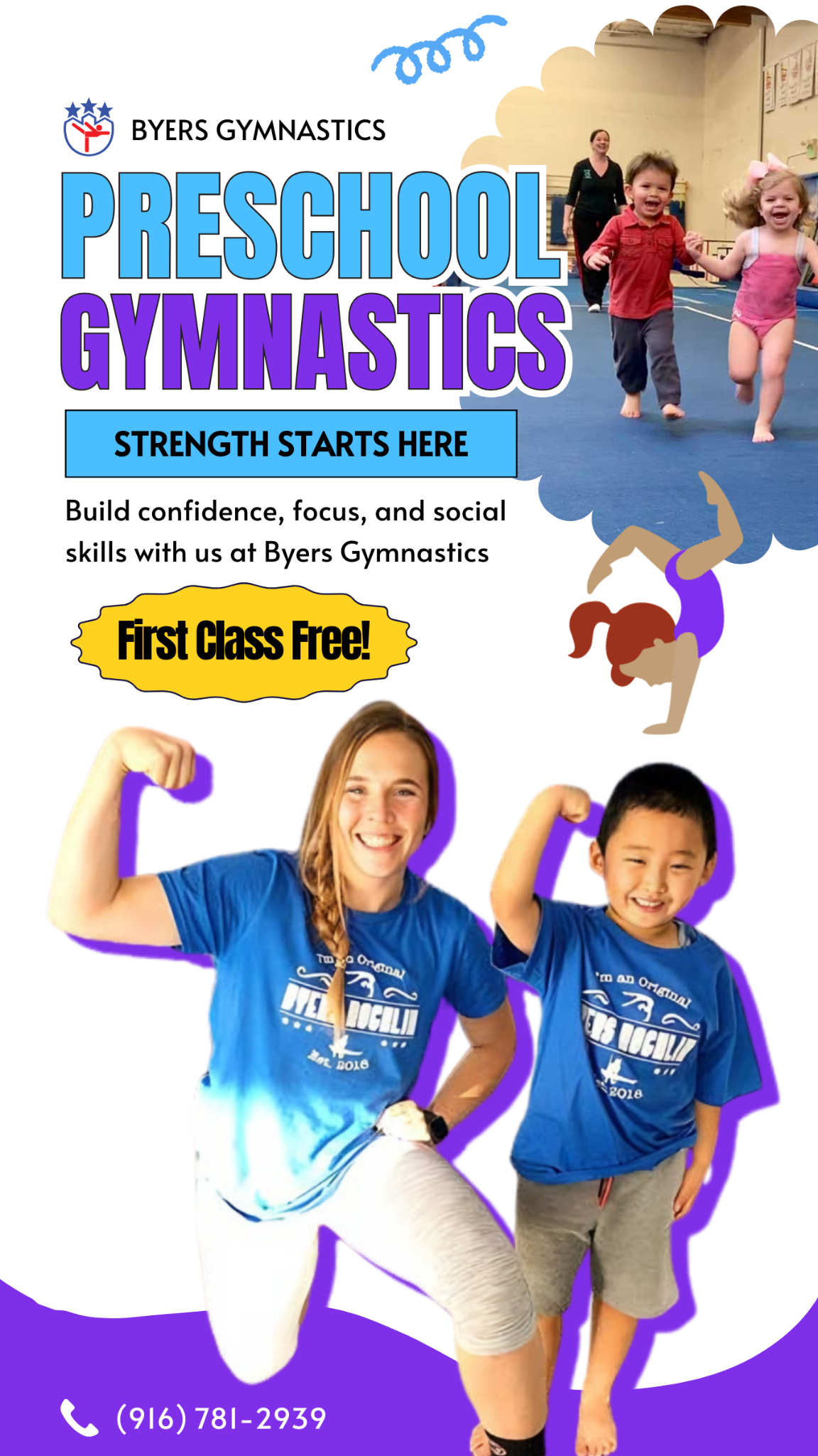 Byers Gymnastics Center - Roseville Facebook ad