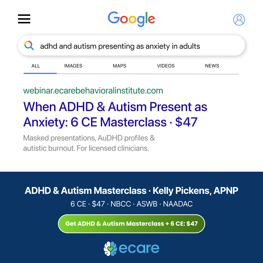 eCare Behavioral Health Institute Facebook ad