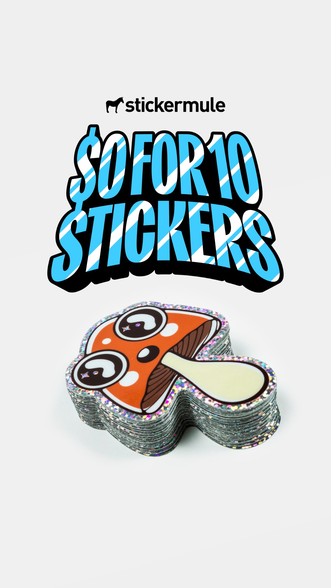 Sticker Mule Facebook ad