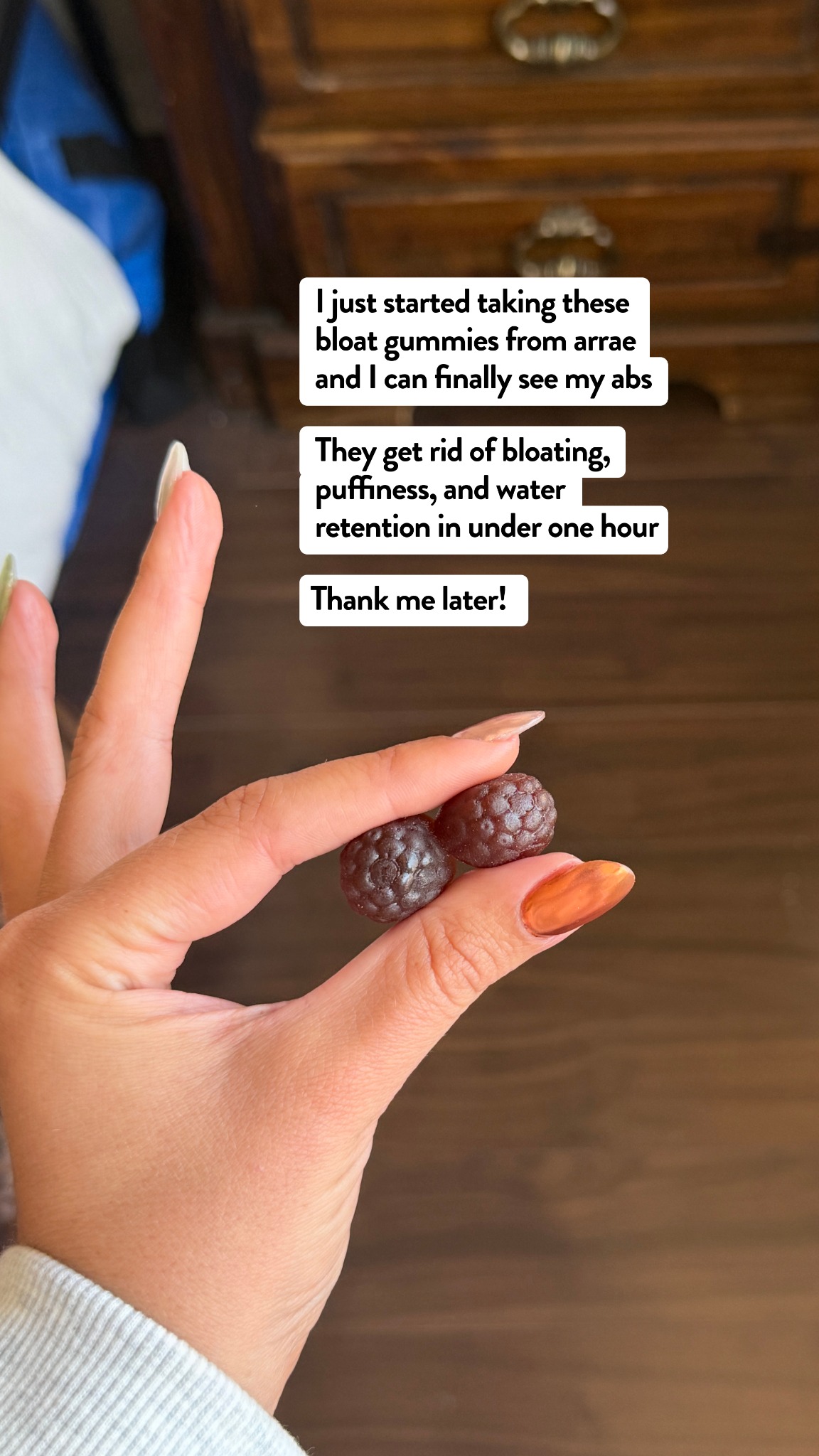 Arrae Facebook ad: Flatter Tummy in 1 Hour