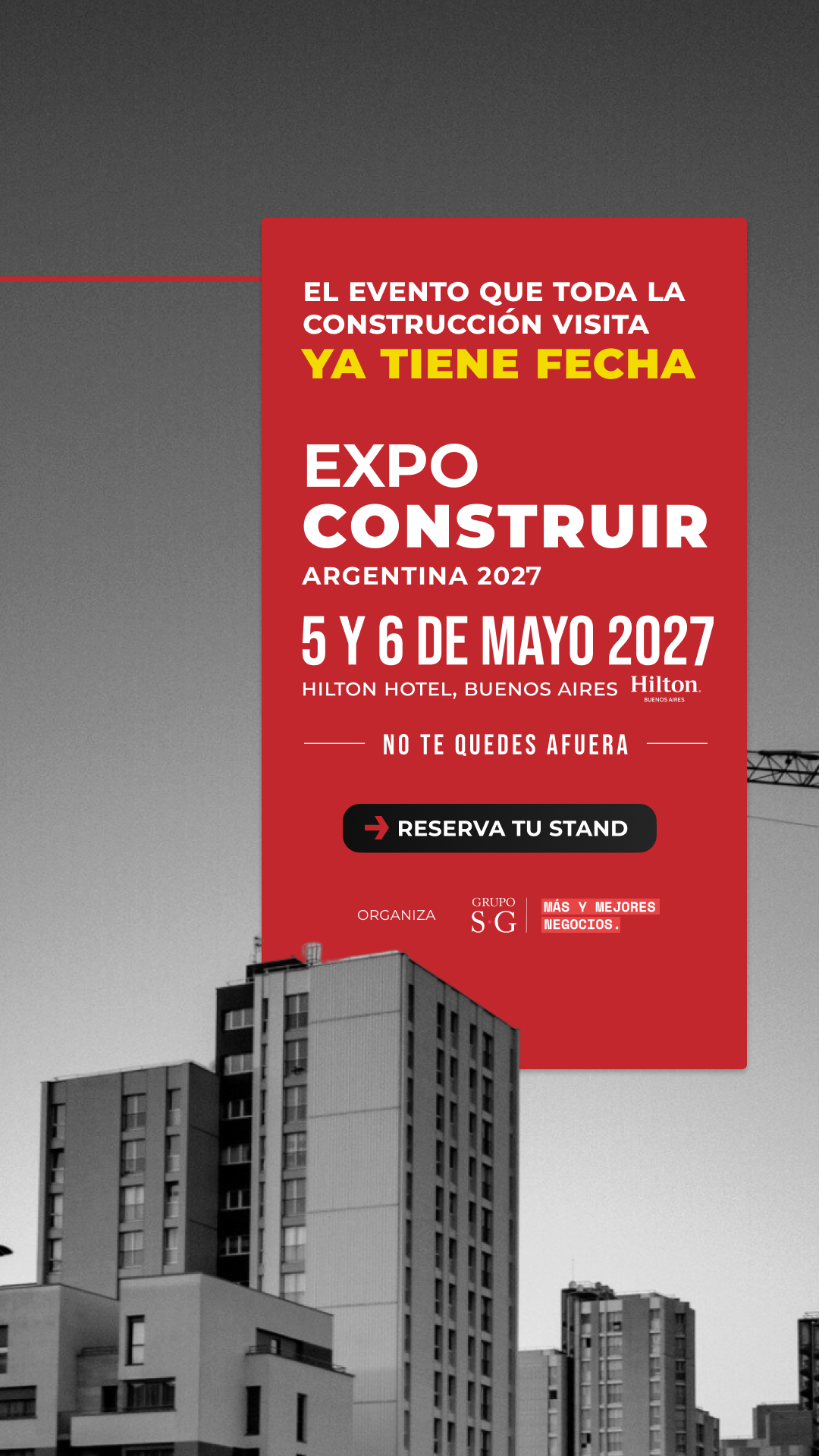 EXPO CONSTRUIR Facebook ad from Aug 18, 2026