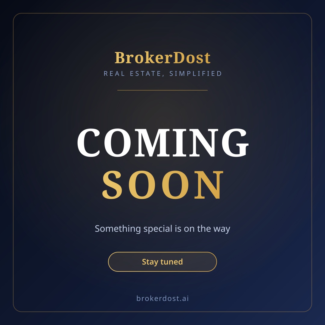 Broker Dost Facebook ad: Something big is on the way.