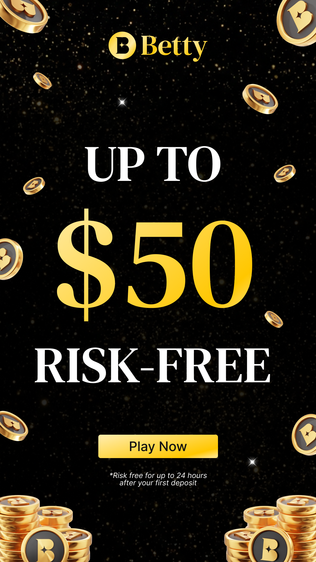 Betty Online Casino Facebook ad