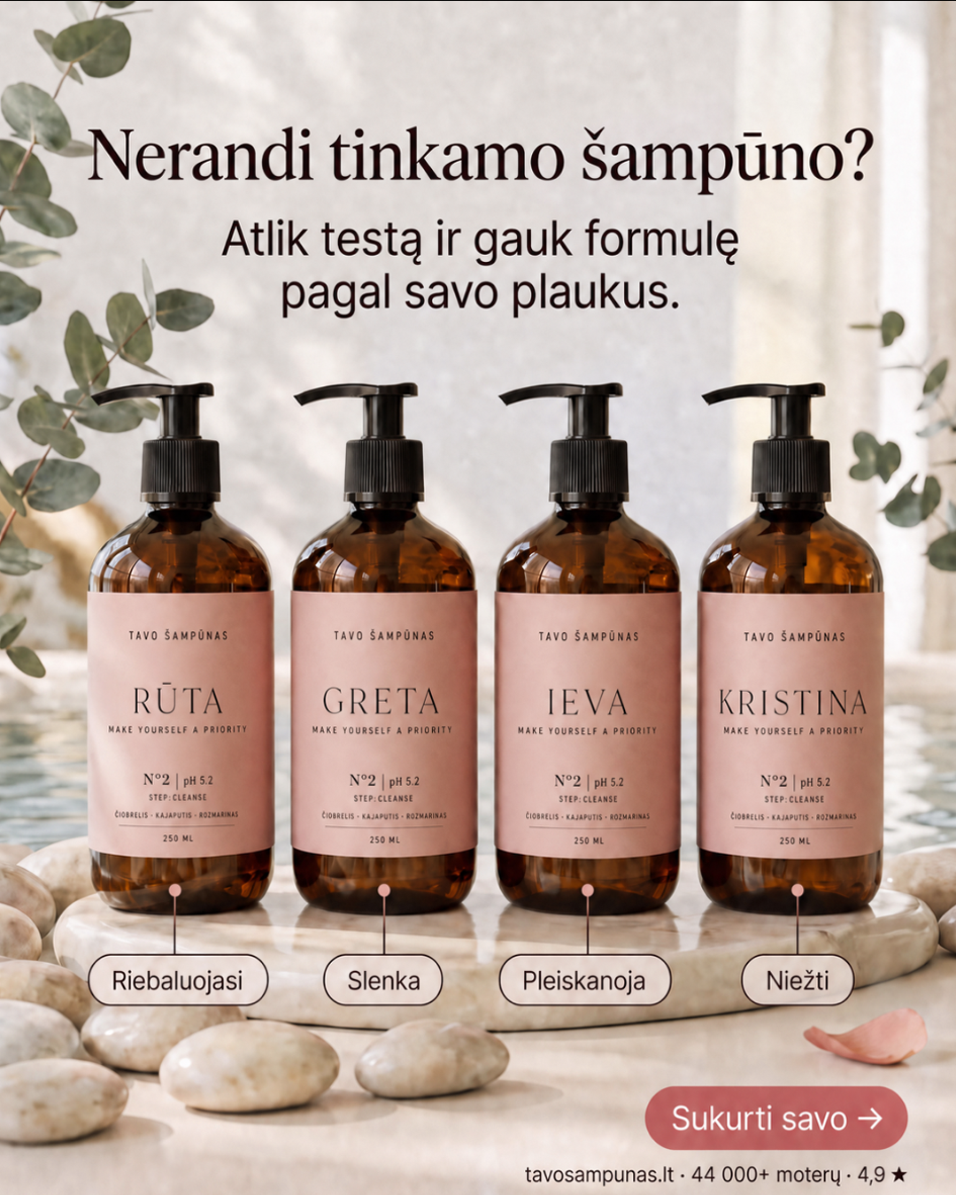 Tavo Šampūnas Facebook ad
