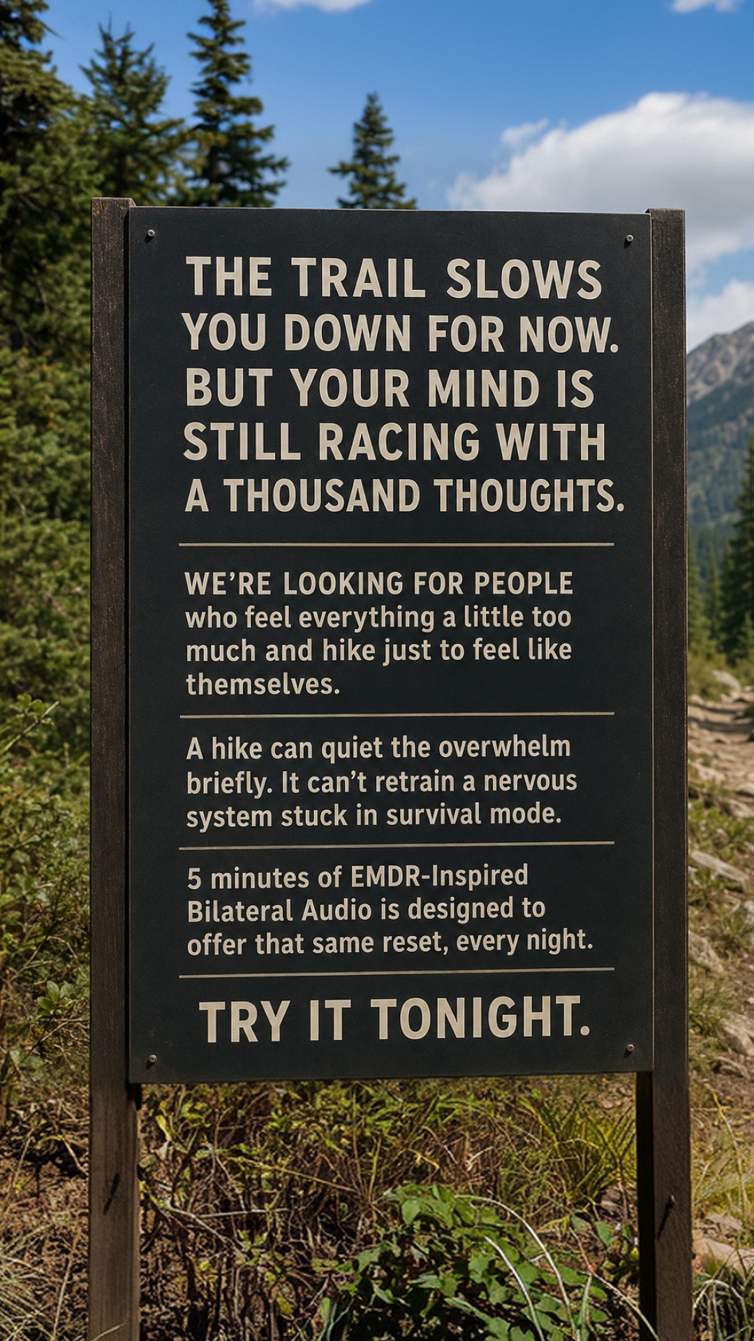 Calm Facebook ad