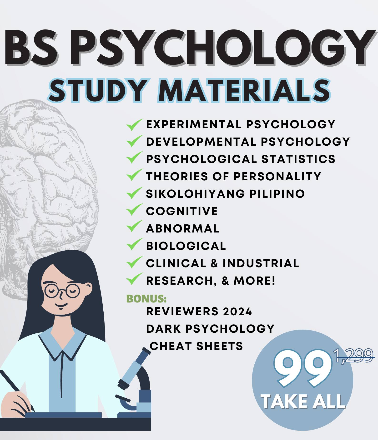 Psychology Study Notes Facebook ad: Want to study BS Psychology?