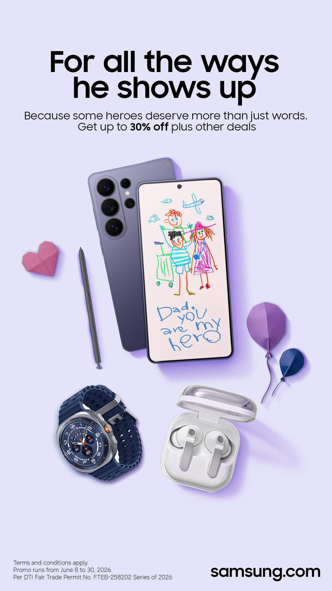 Samsung Facebook ad