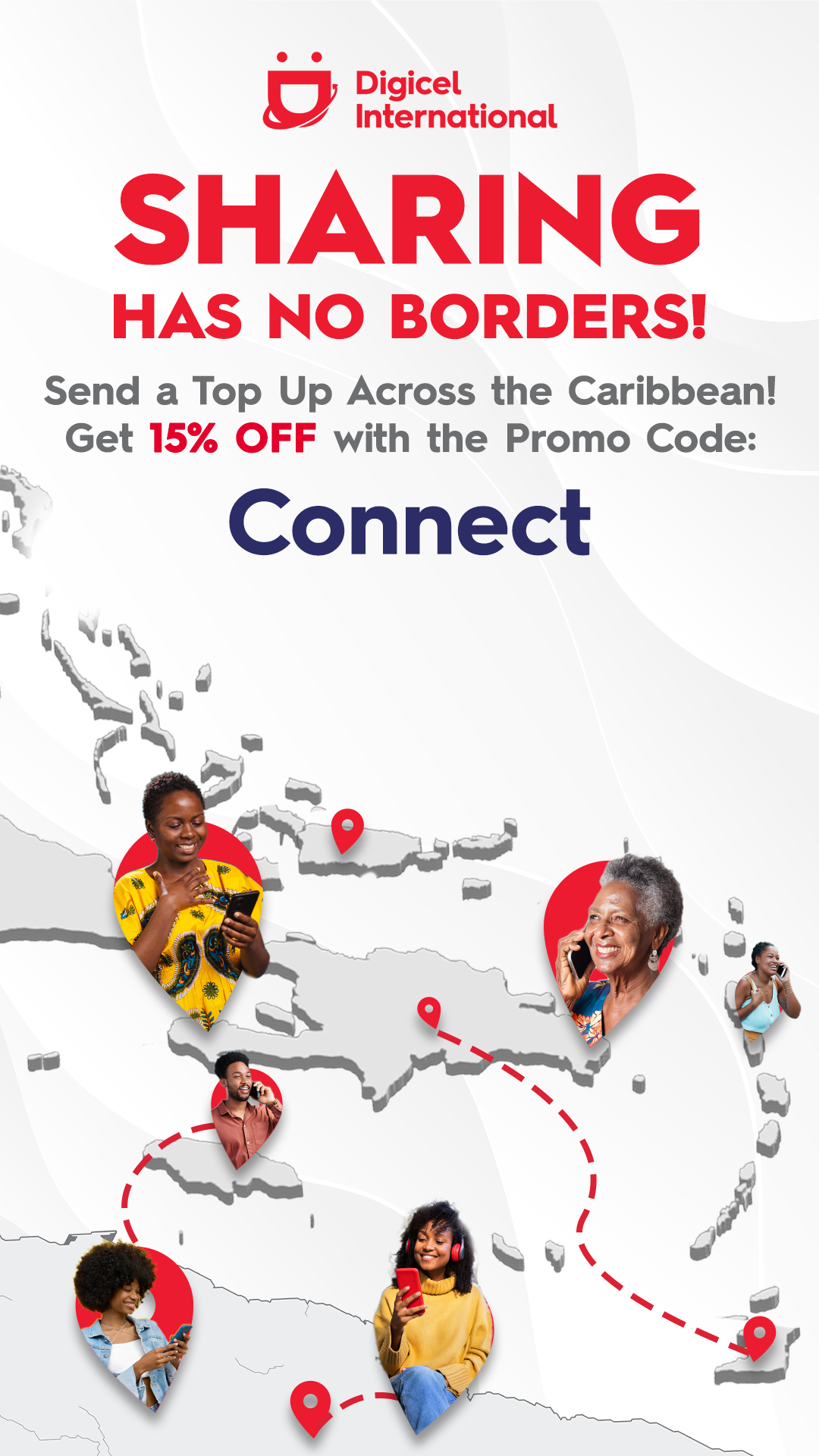 Digicel Top Up Facebook ad from Oct 20, 2025