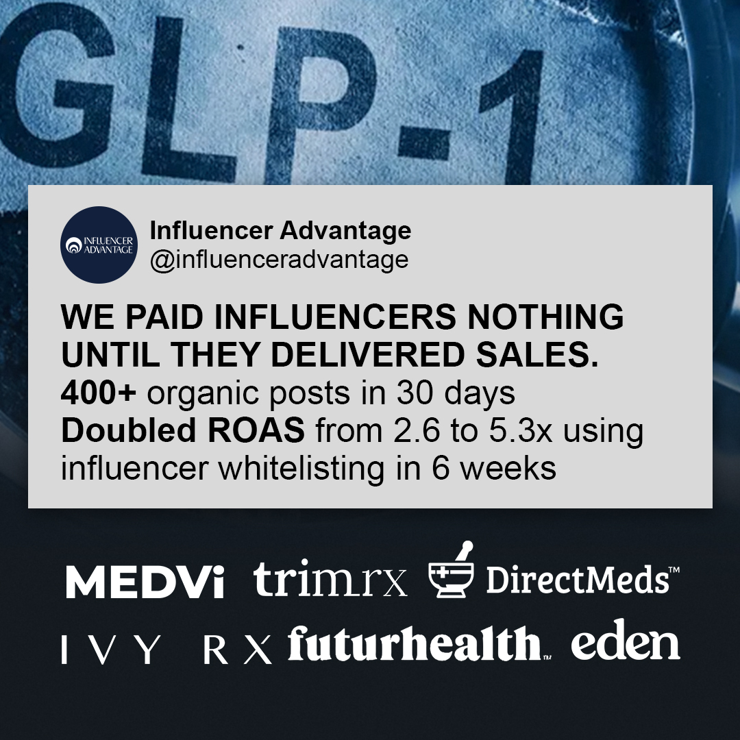 Influencer Advantage Facebook ad