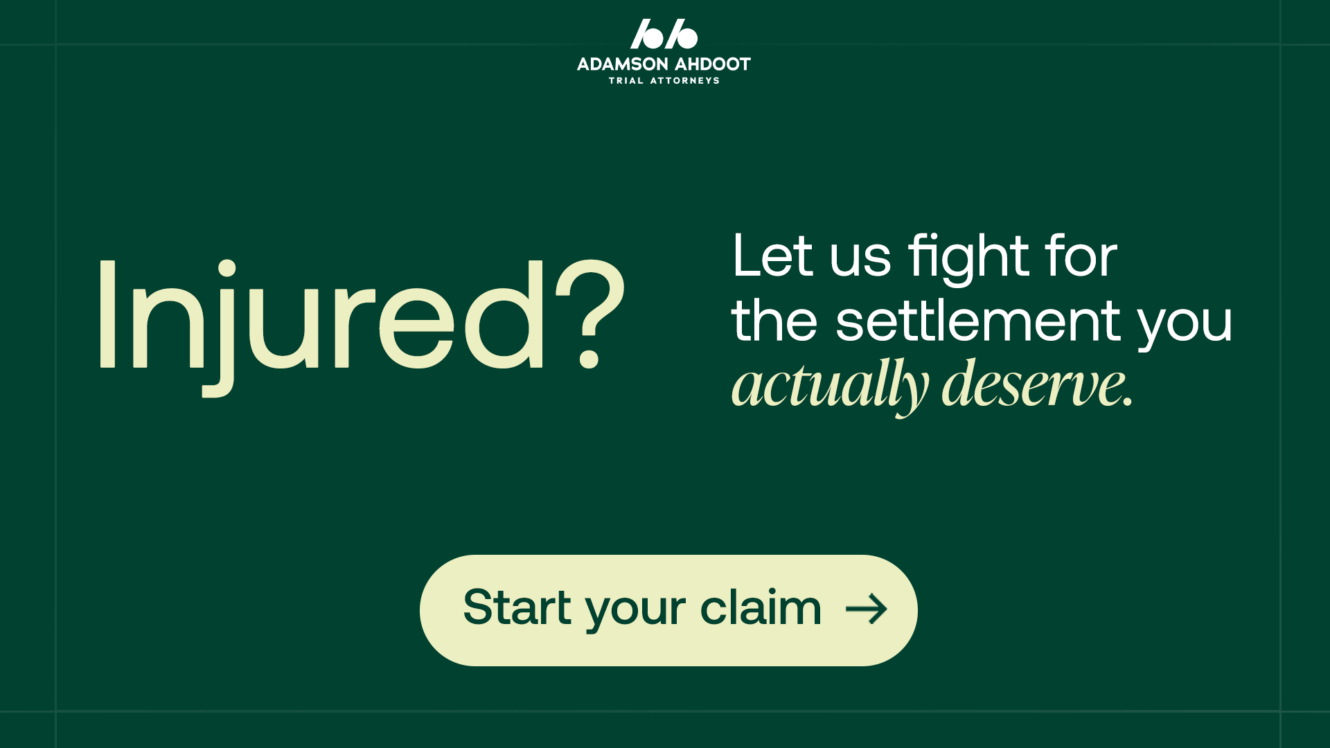 Adamson Ahdoot LLP Facebook ad from Apr 24, 2026