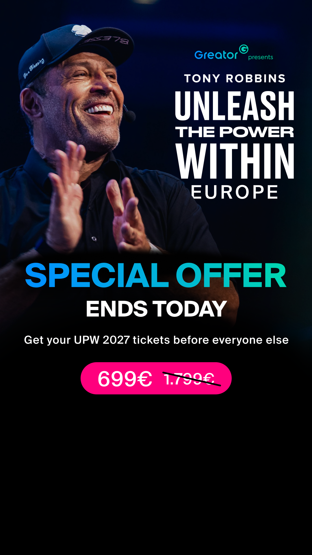 Greator Facebook ad